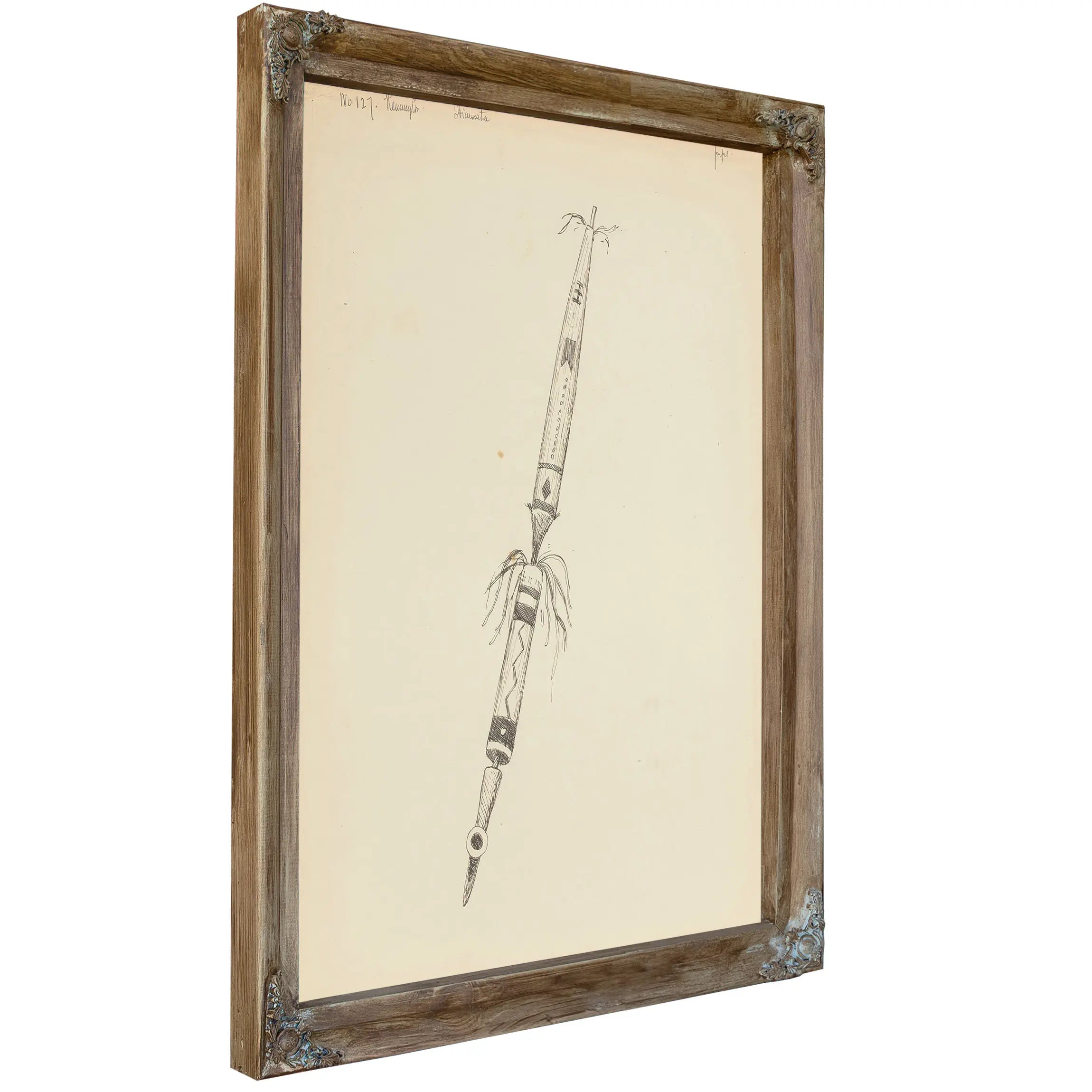 Pipe Illustration From The Song Of Hiawatha by Frederic Remington