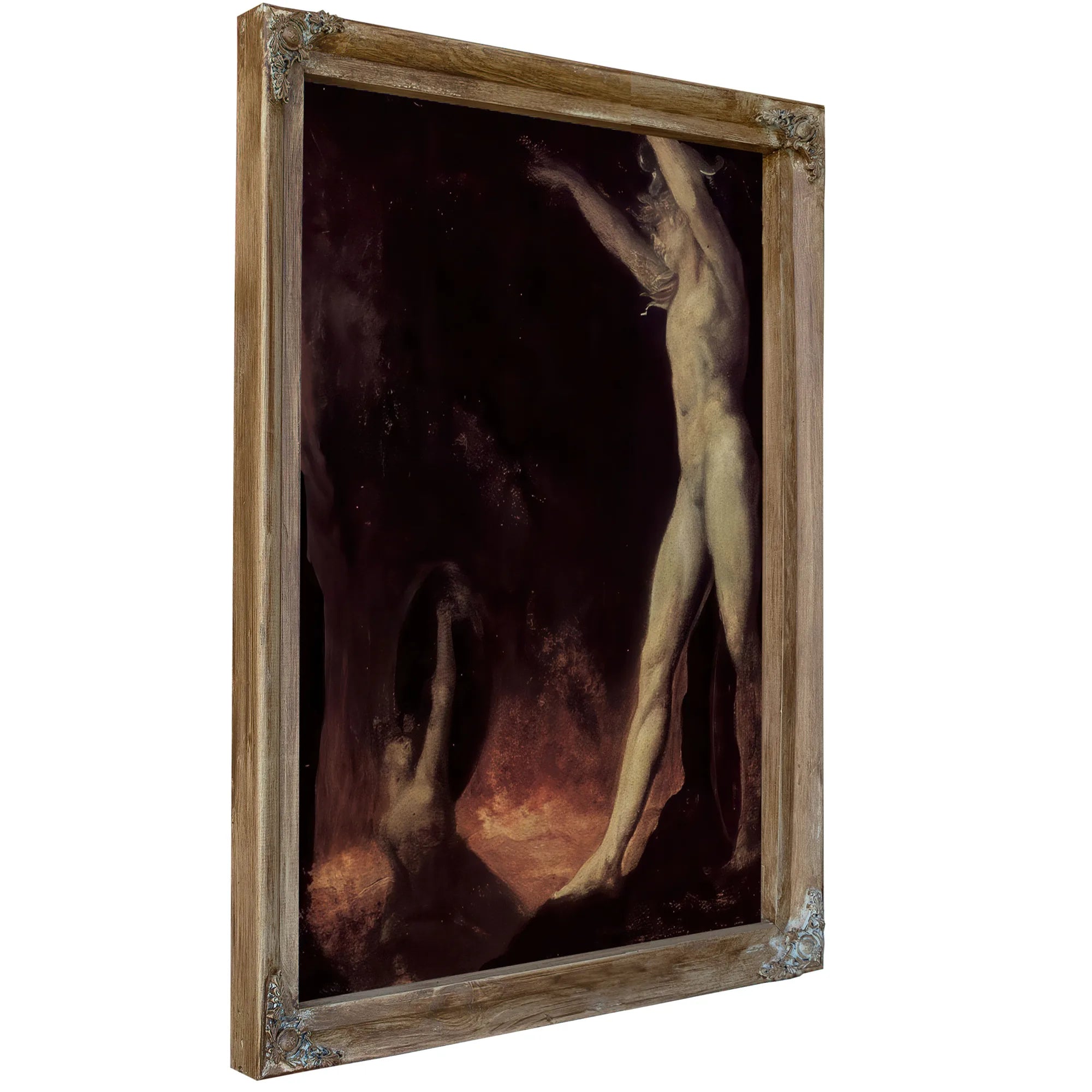 Satanic Call To The Beelzebub In Hell By Henry Fuseli Fine Art Print