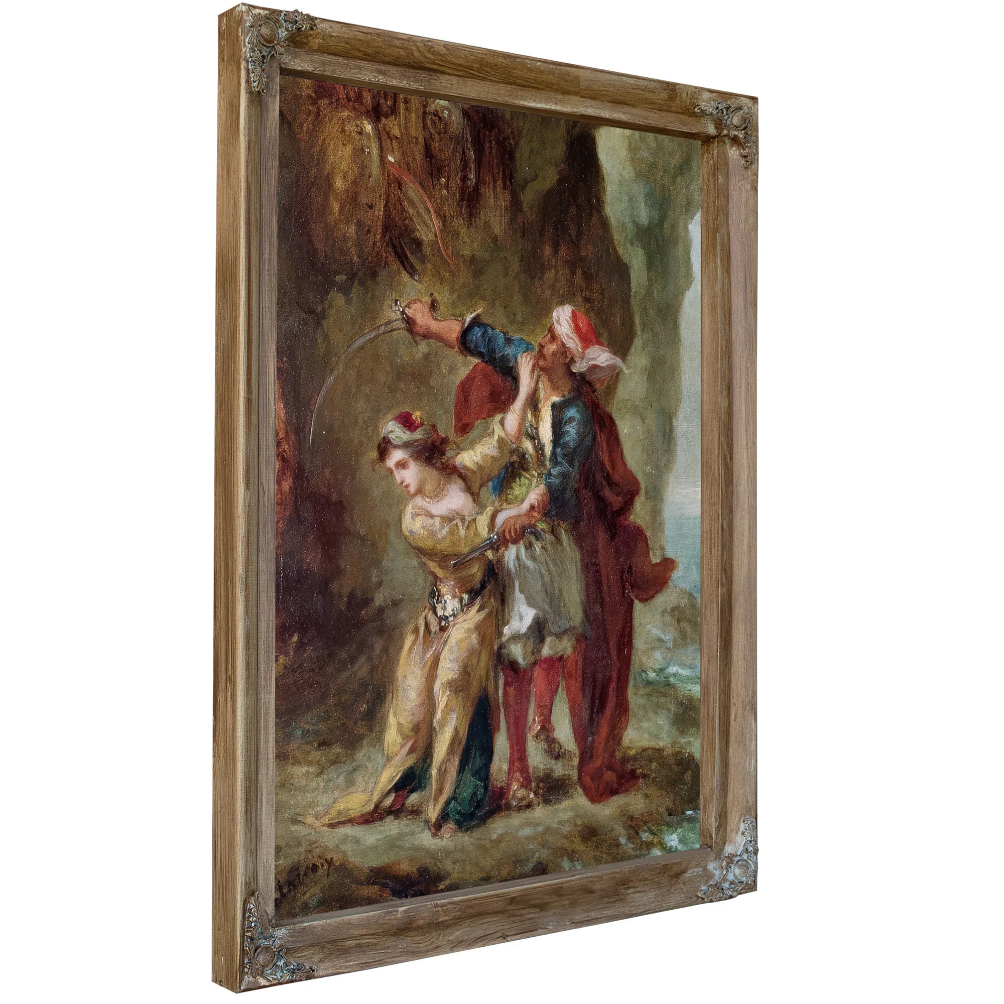The Bride Of Abydos By Ferdinand Victor Eugene Delacroix Fine Art Print