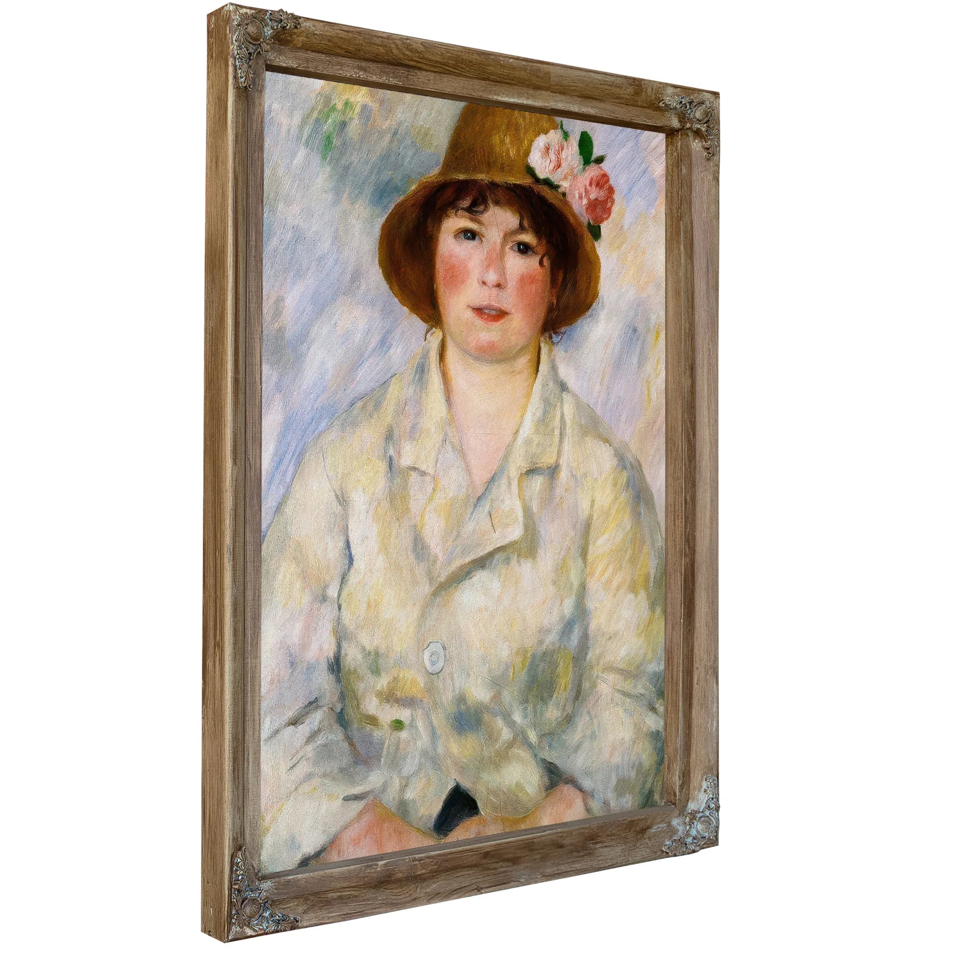 Portrait Of Madame Renoir By Pierre August Renoir Fine Art Print