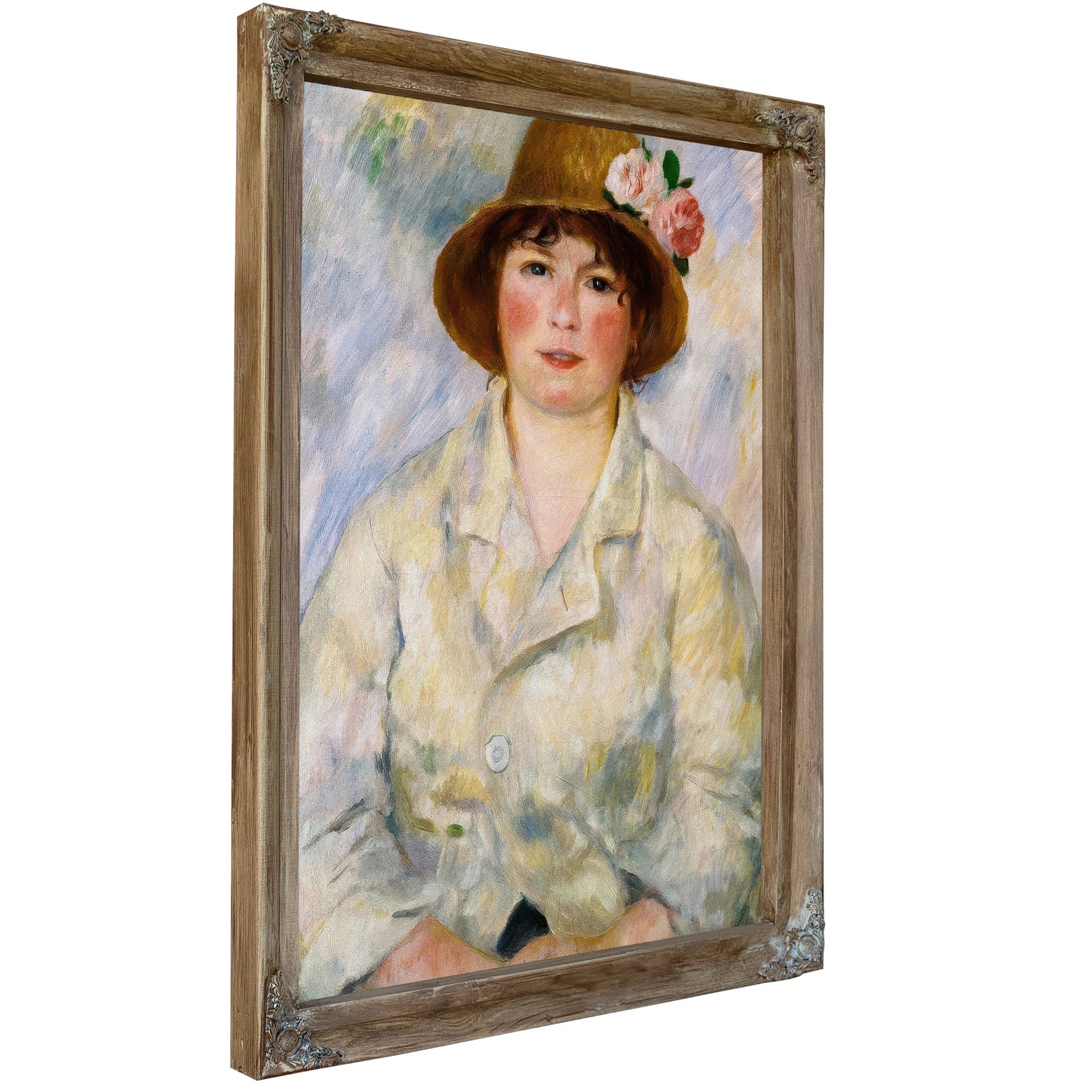Portrait Of Madame Renoir By Pierre August Renoir Fine Art Print