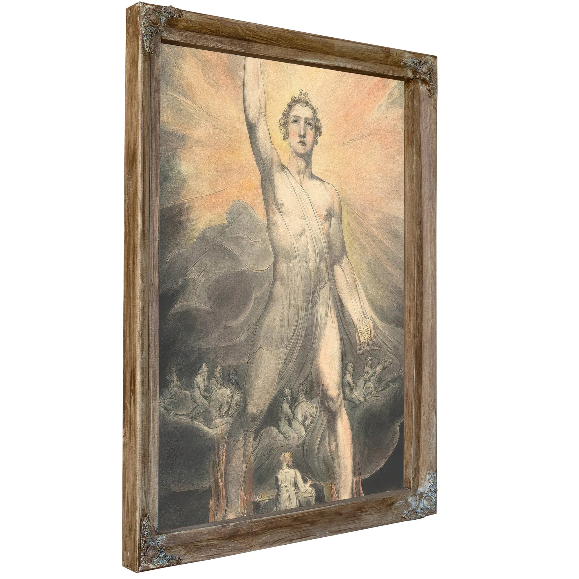 Angel Of The Revelation 1803 1805 Pencil Watercolor 39 2X26Cm Met By William Blake Fine Art Print