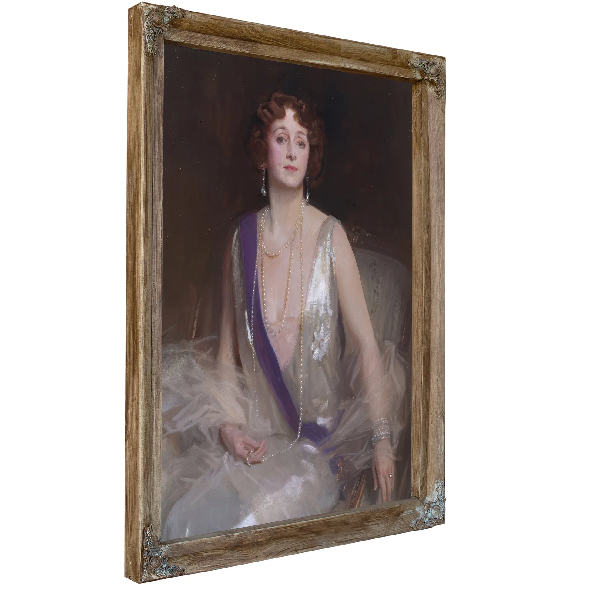 Grace Elvina, Marchioness Curzon Of Kedleston By John Singer Sargent Fine Art Print