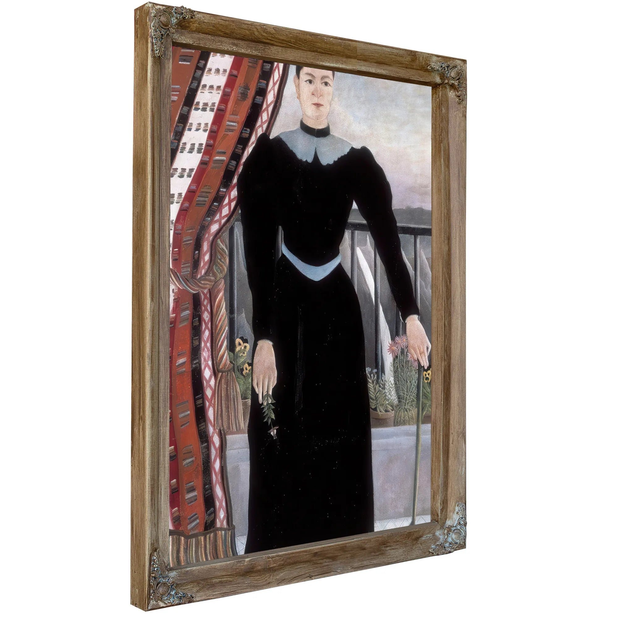 Portrait Of A Woman 1895 By Henri Rousseau Fine Art Print