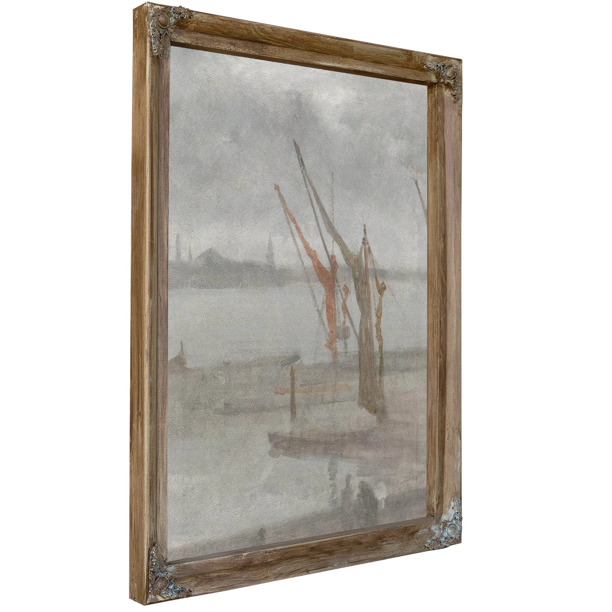 Grey And Silver Chelsea Wharf 1868 By James McNeill Whistler Fine Art Print
