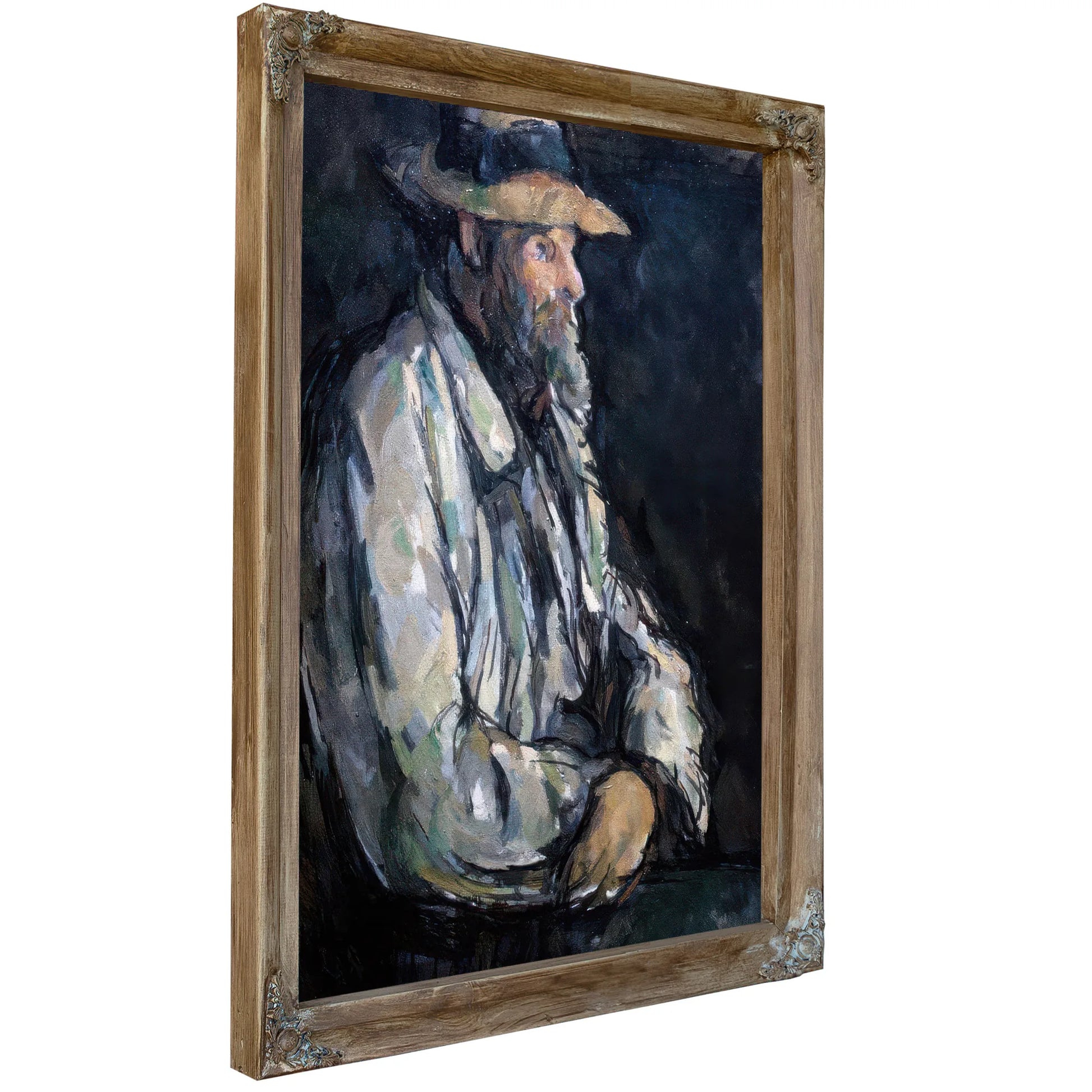 Portrait Of Vallier By Paul Cezanne Fine Art Print