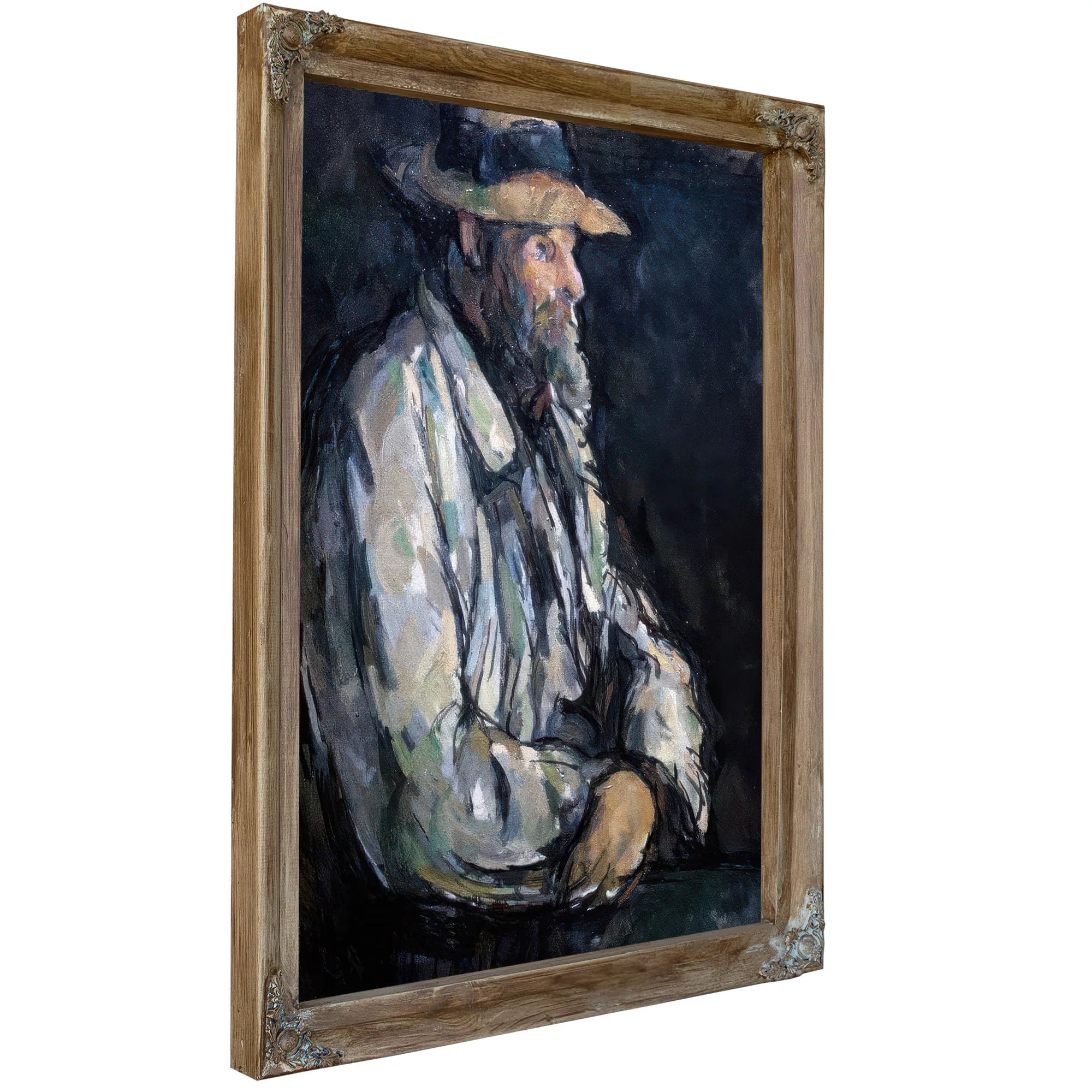 Portrait Of Vallier By Paul Cezanne Fine Art Print