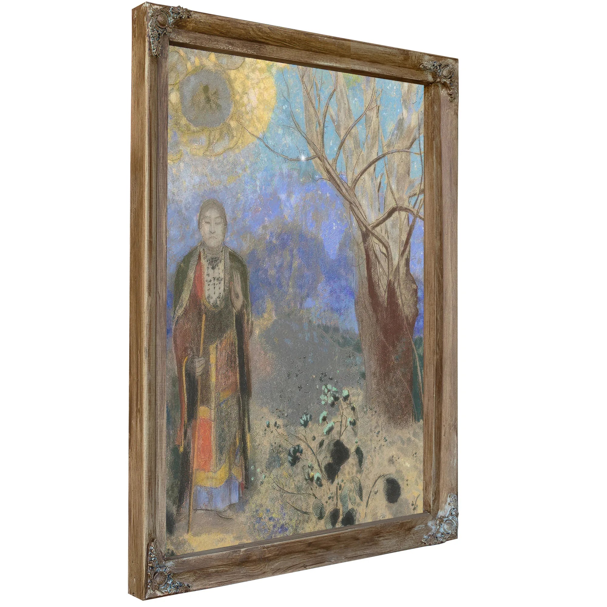 Buddha Pastel 90X73Cm Musee Dorsay By Odilon Redon Fine Art Print