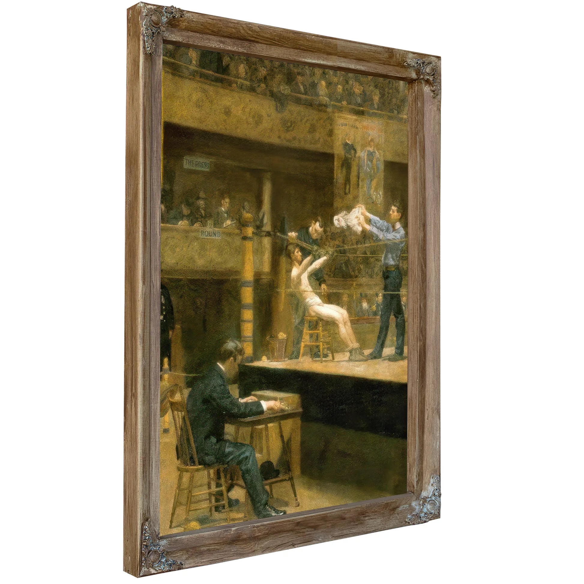 Between Rounds By Thomas Eakins Fine Art Print