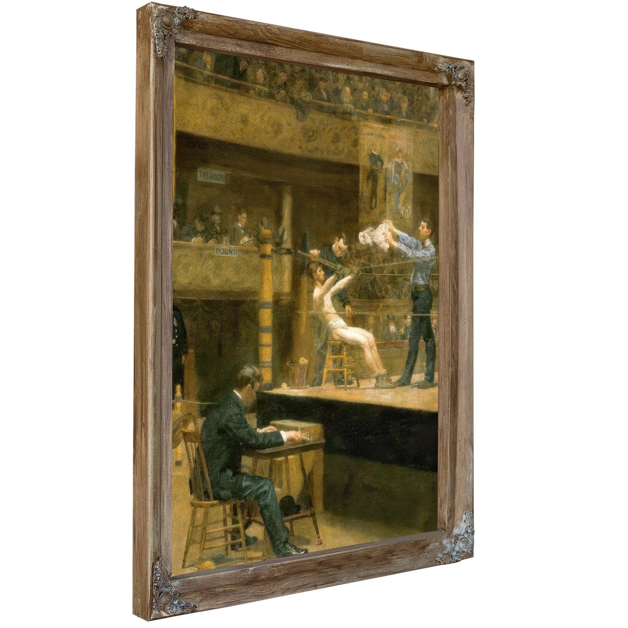 Between Rounds By Thomas Eakins Fine Art Print