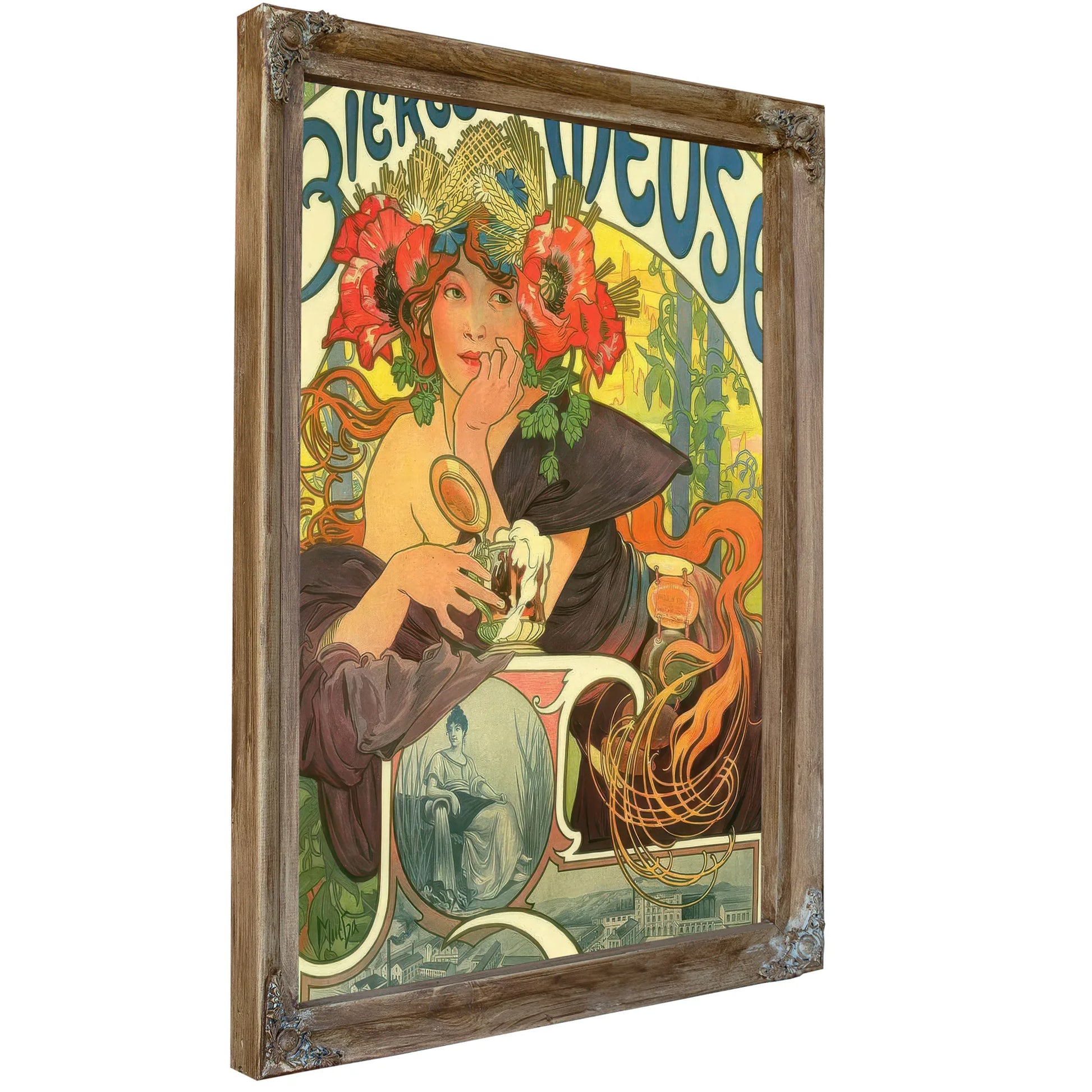 Bieres De La Meuse By Alphonse Mucha Fine Art Print