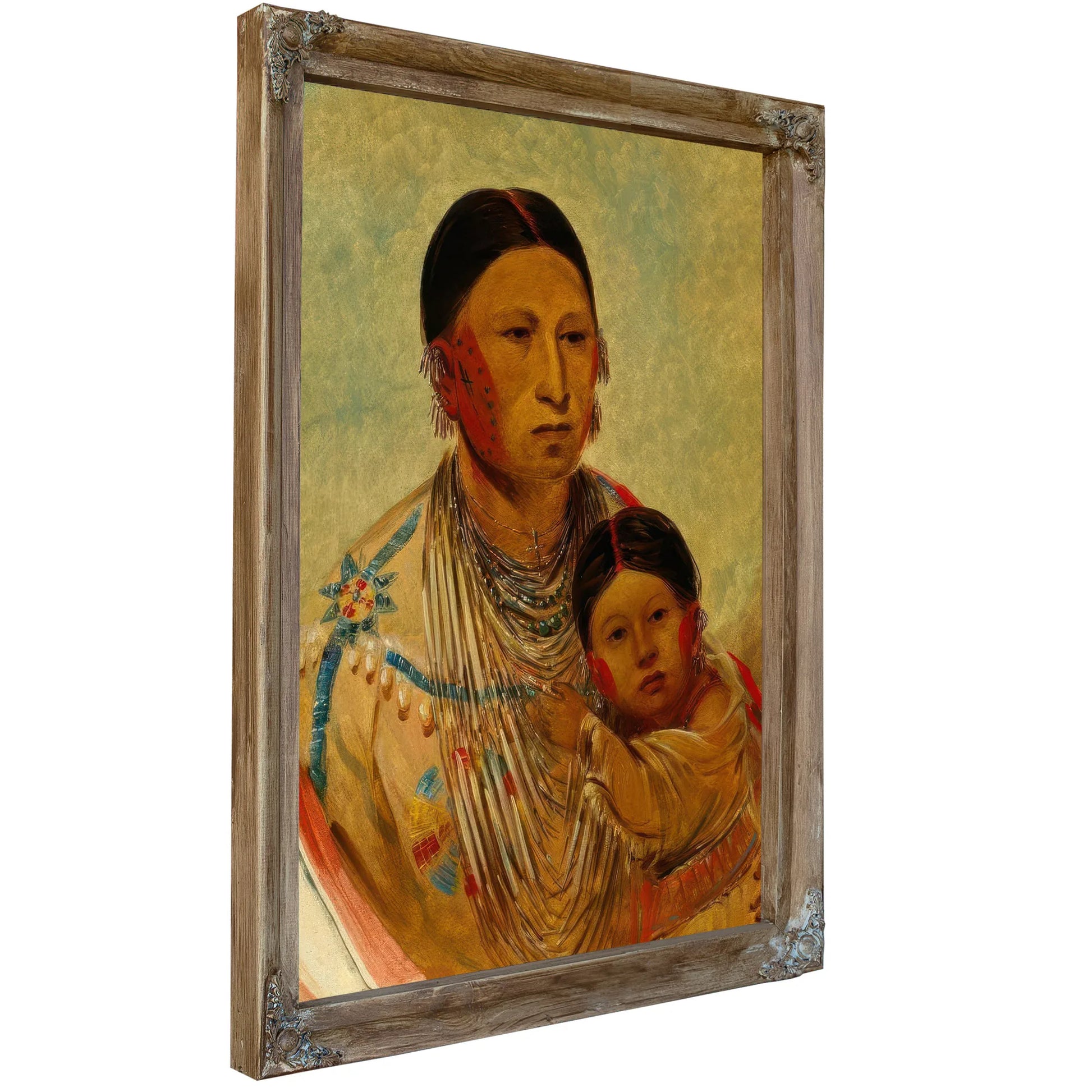 Ru Ton Ye Wee Ma, Strutting Pigeon, Wife Of White Cloud By George Catlin Fine Art Print