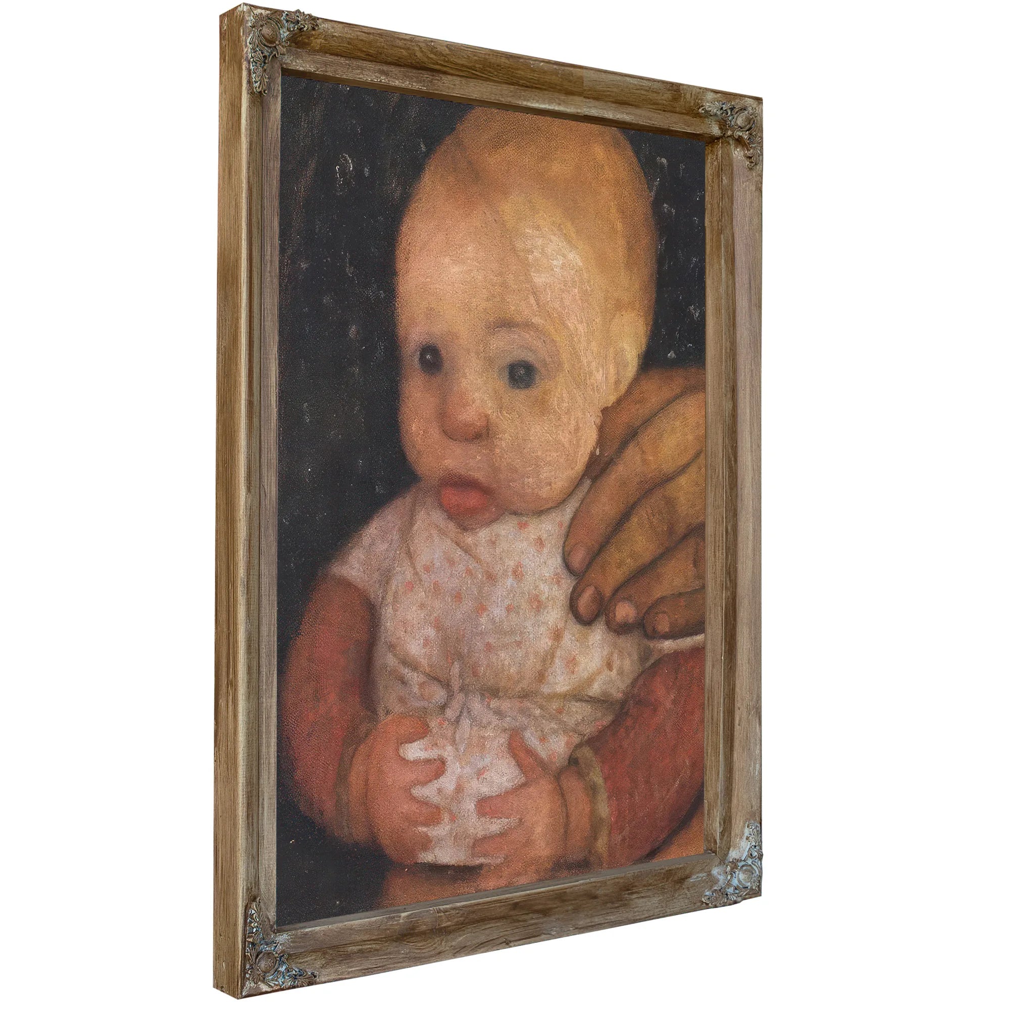 Infant With Mother's Hand By Paula Modersohn Becker Fine Art Print