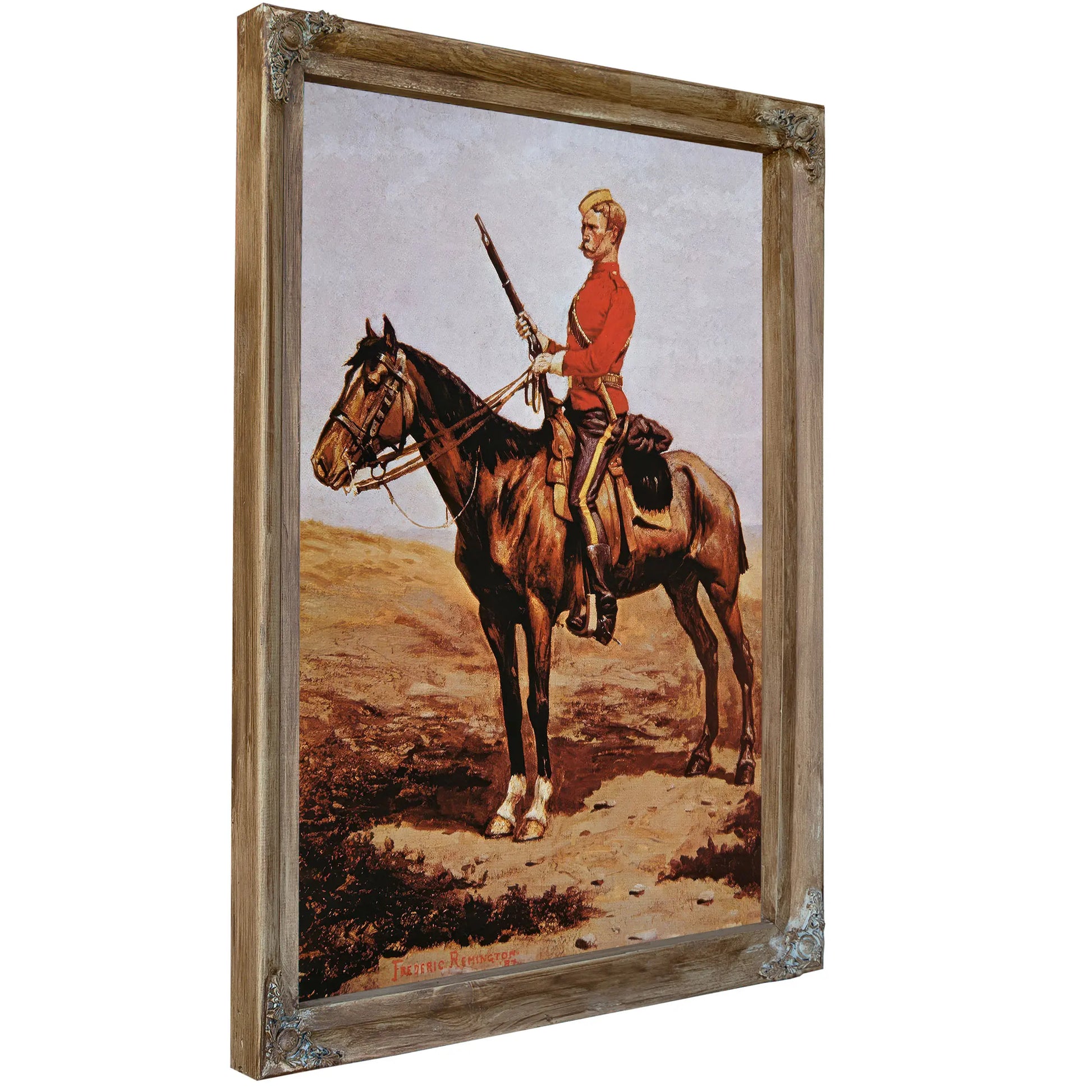 Northwest Mounted Police Of Canada by Frederic Remington