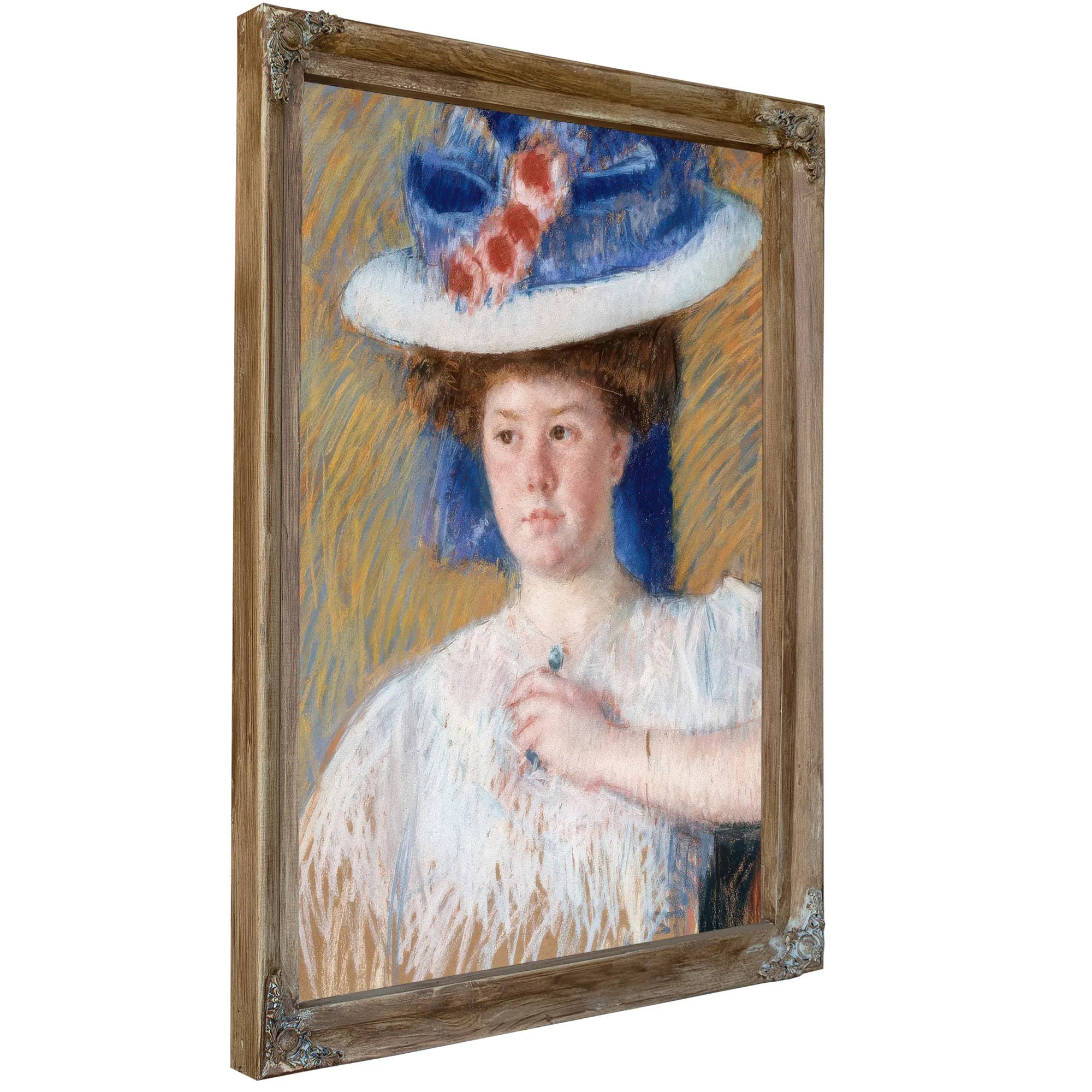Portrait Of Helen Sears, Daughter Of Sarah Choate Sears By Mary Cassatt Fine Art Print