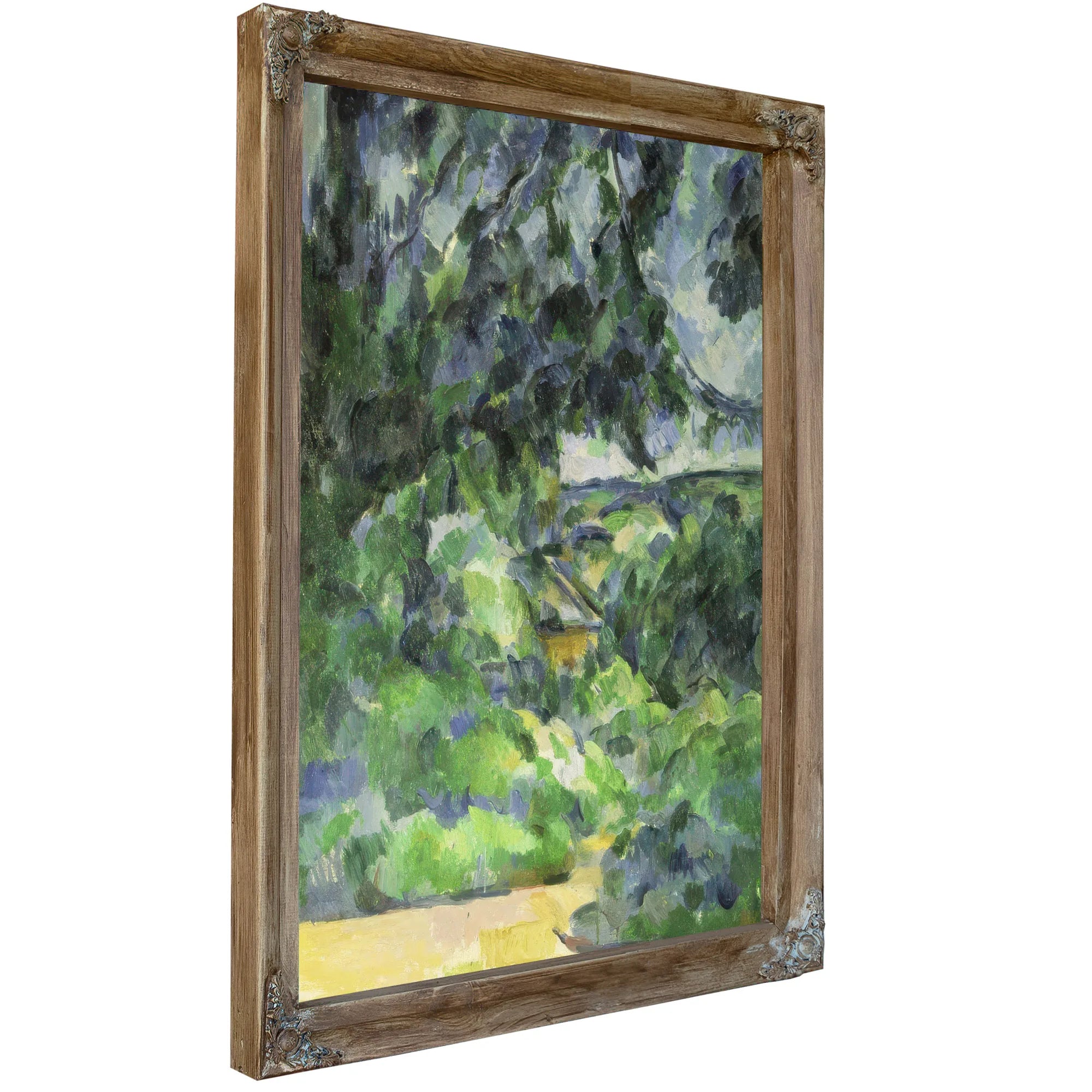 Blue Landscape 1 By Paul Cezanne Fine Art Print