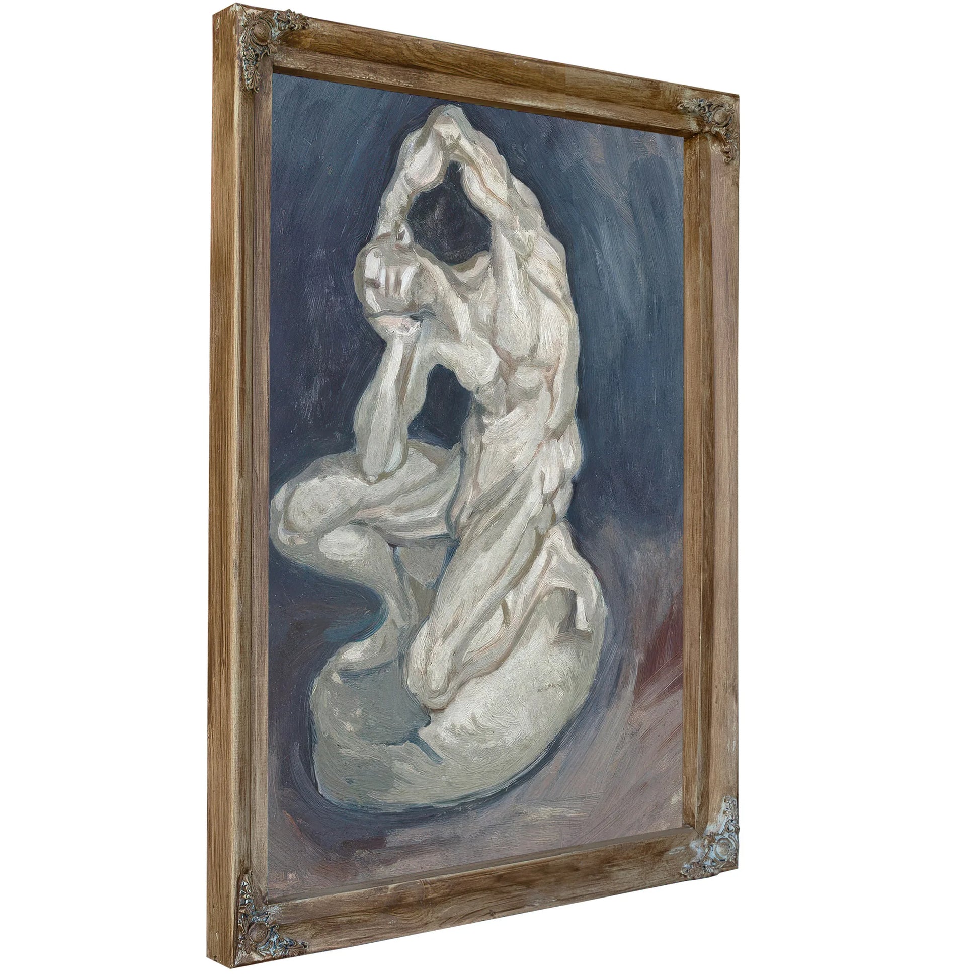 Kneeling Ecorche By Vincent Van Gogh Fine Art Print