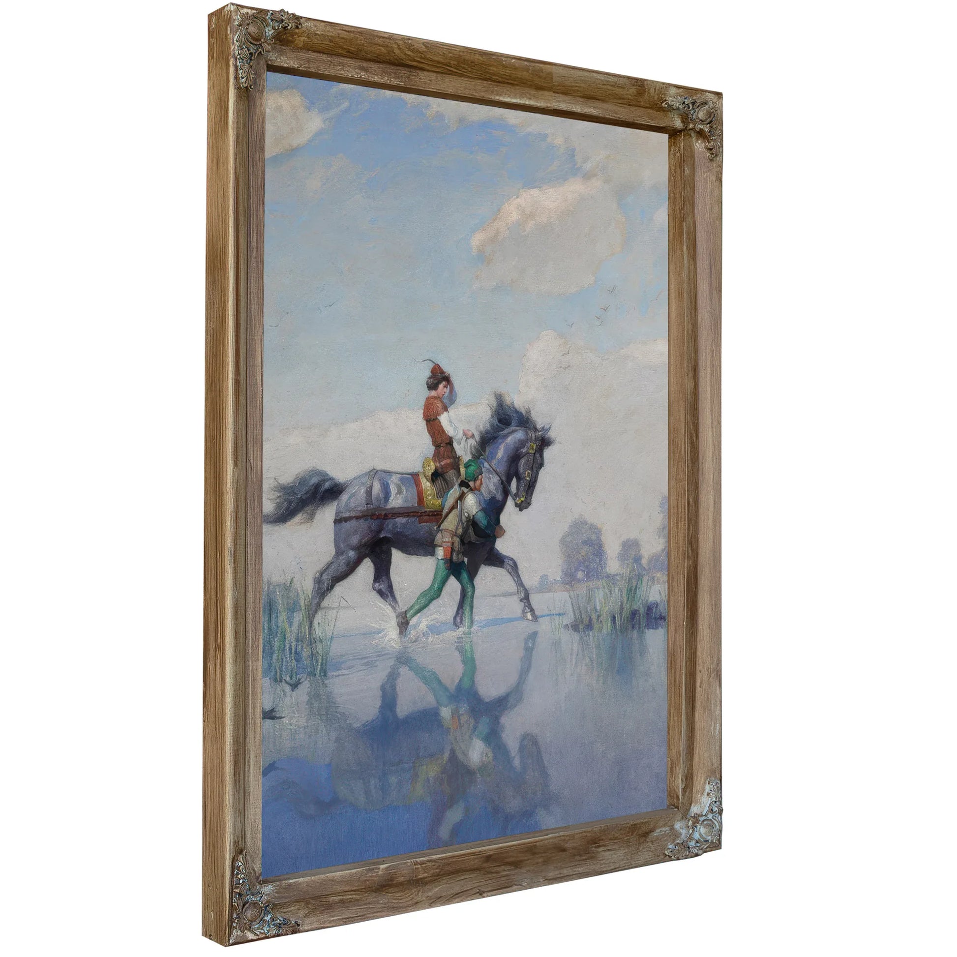 O The Change Was Made, And They Went Forward As Briskly By NC Wyeth Fine Art Print