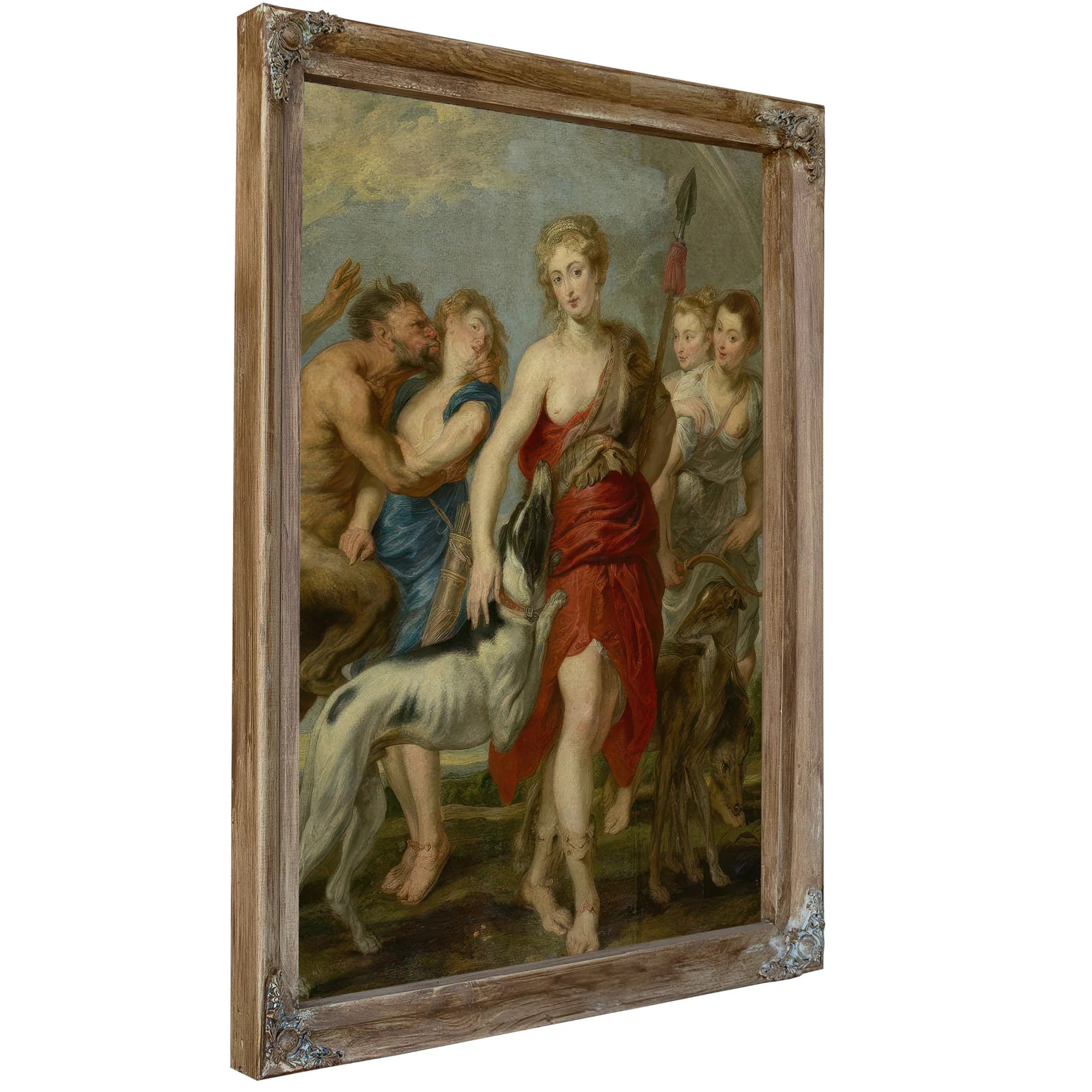Diana And Her Nymphs On The Hunt By Peter Paul Rubens Fine Art Print