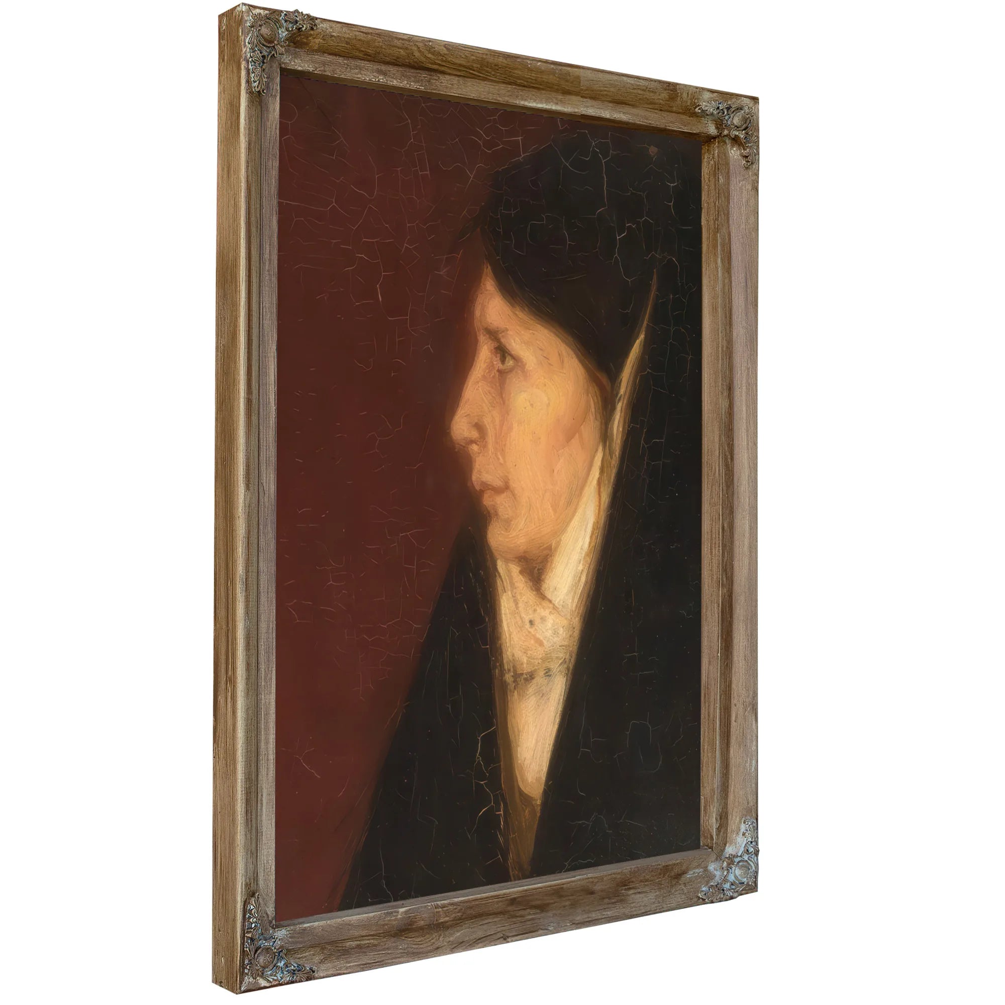 Profile Of A Woman's Head By Henry Ossawa Tanner Fine Art Print