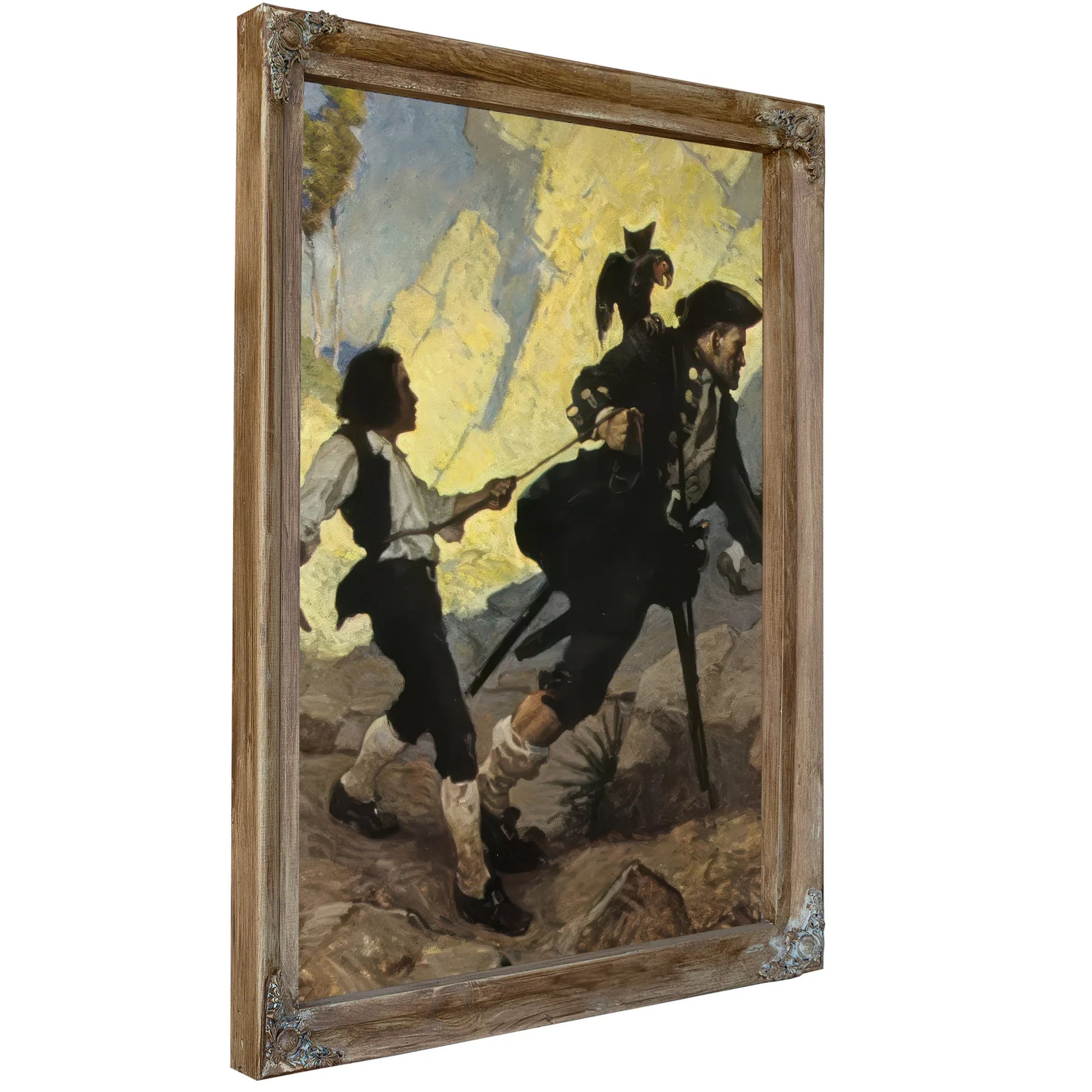 The Hostage By NC Wyeth Fine Art Print