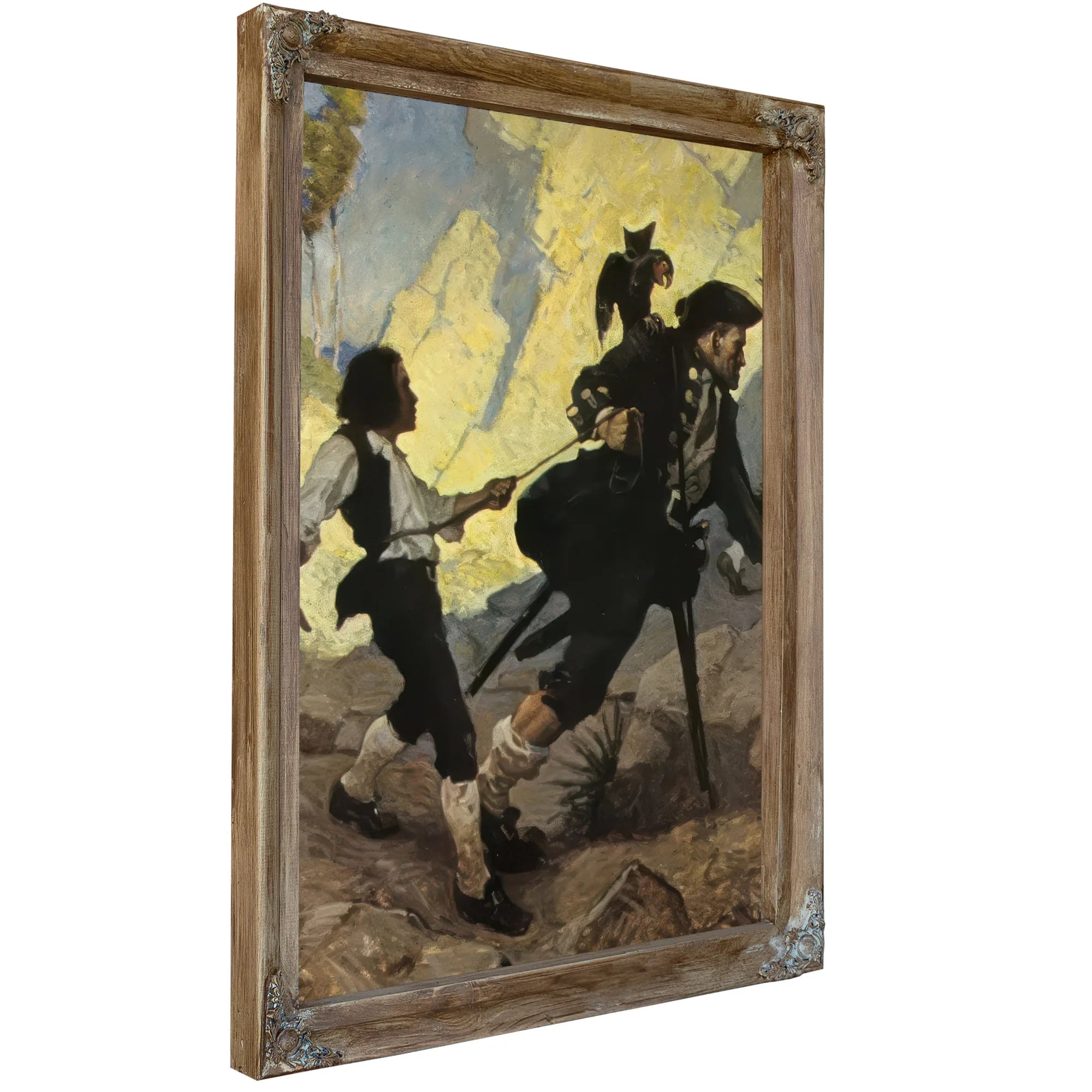 The Hostage By NC Wyeth Fine Art Print