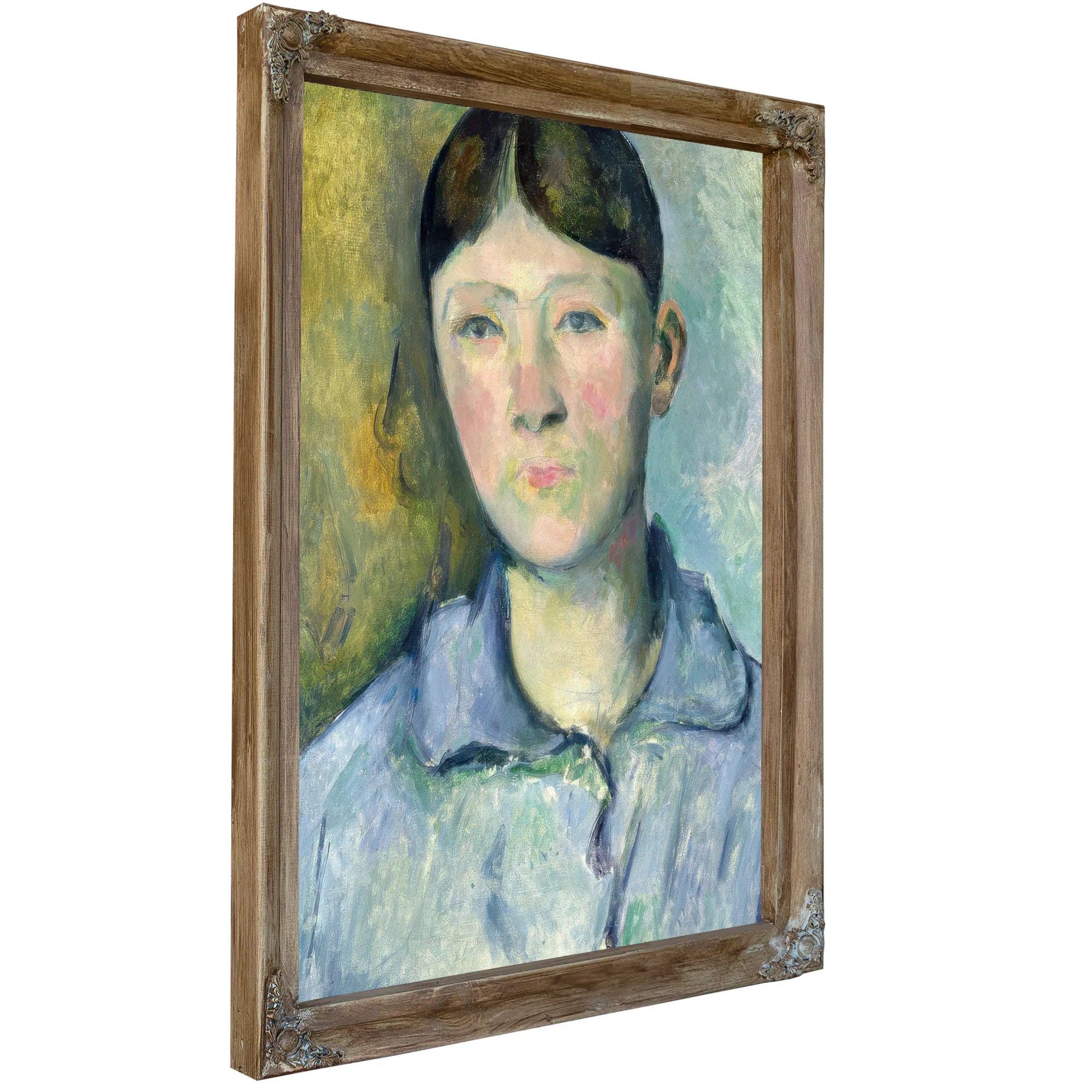 Portrait Of Madame Cezanne By Paul Cezanne Fine Art Print