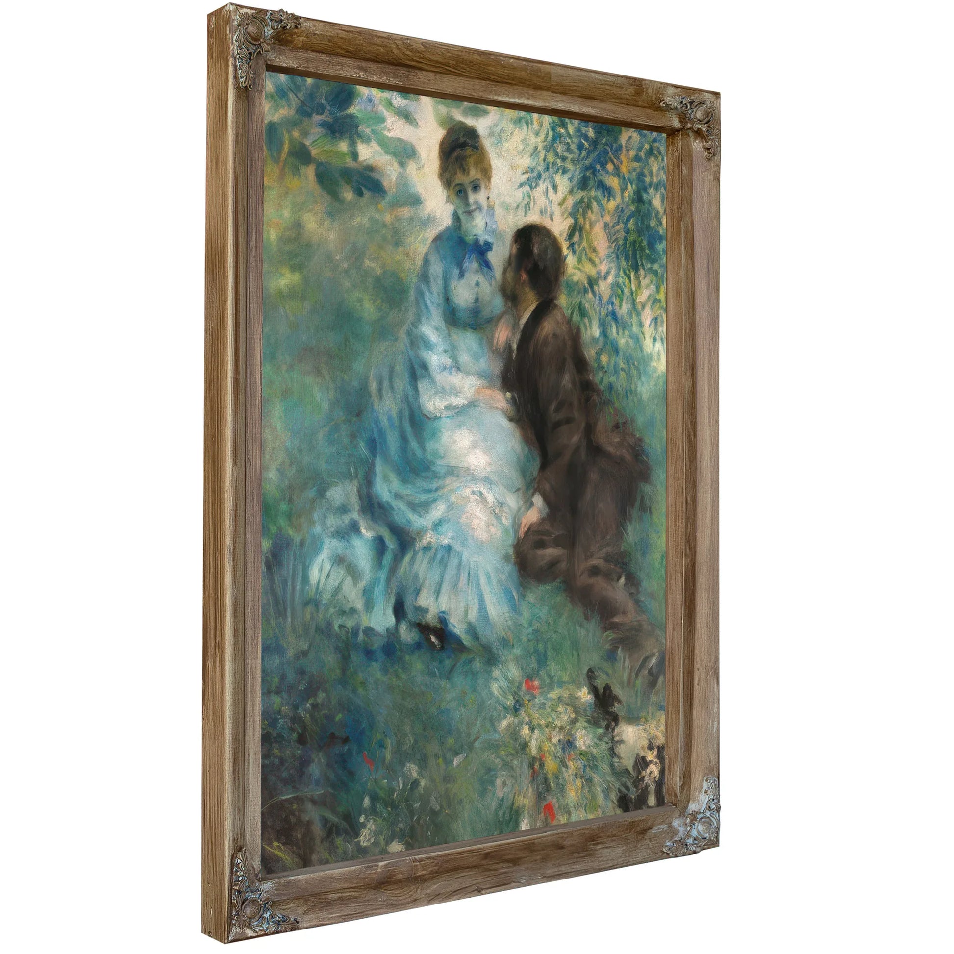 Lovers By Pierre Auguste Renoir Fine Art Print