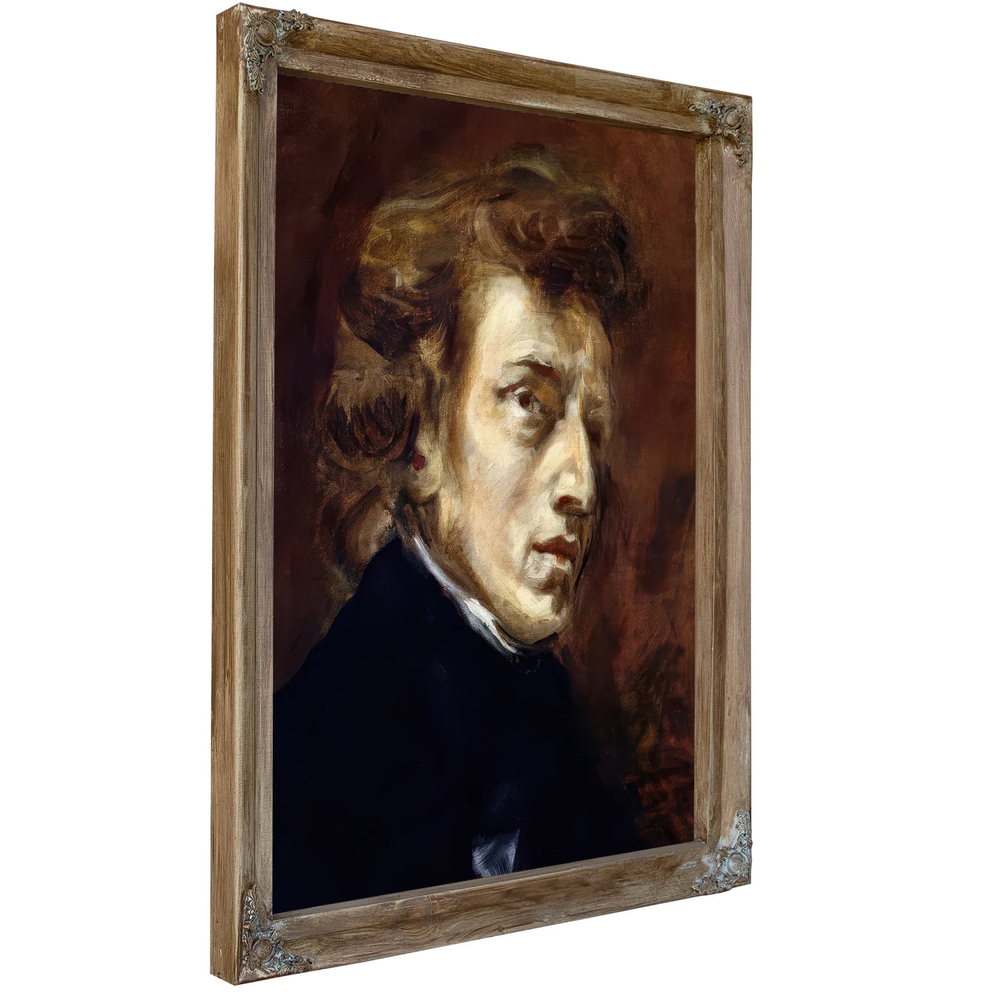 Frederic Chopin (1810 49) By Ferdinand Victor Eugene Delacroix Fine Art Print