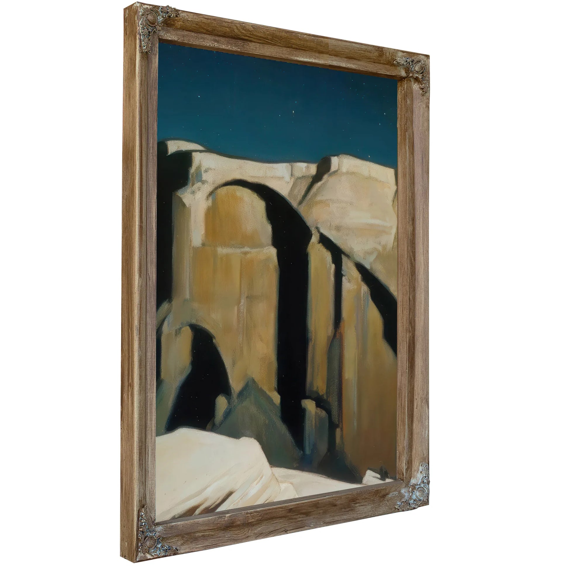 Moonlight Over Zion By Maynard Dixon Fine Art Print