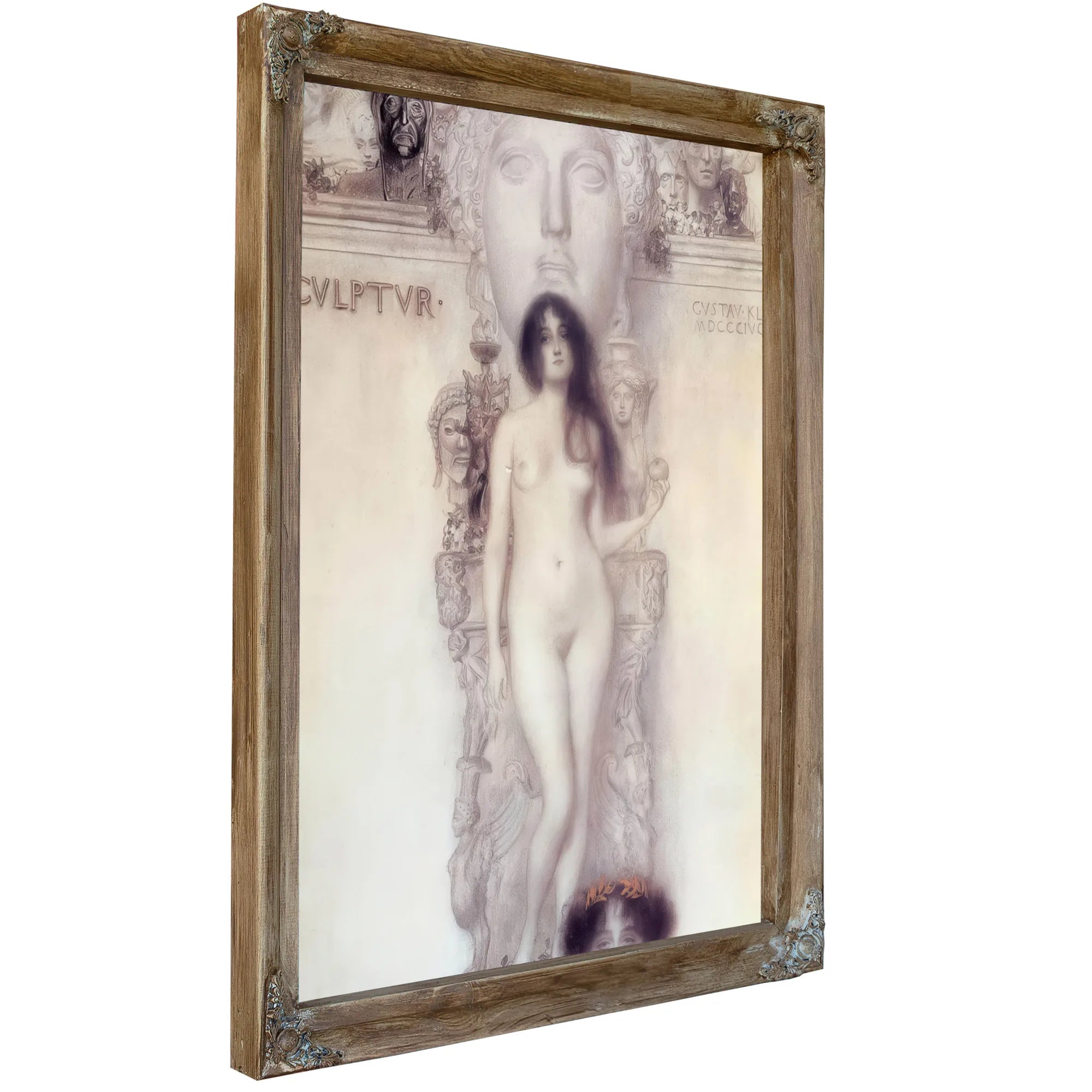 Final Drawing For The Allegory Of Sculpture, 1902 03 By Gustav Klimt Fine Art Print
