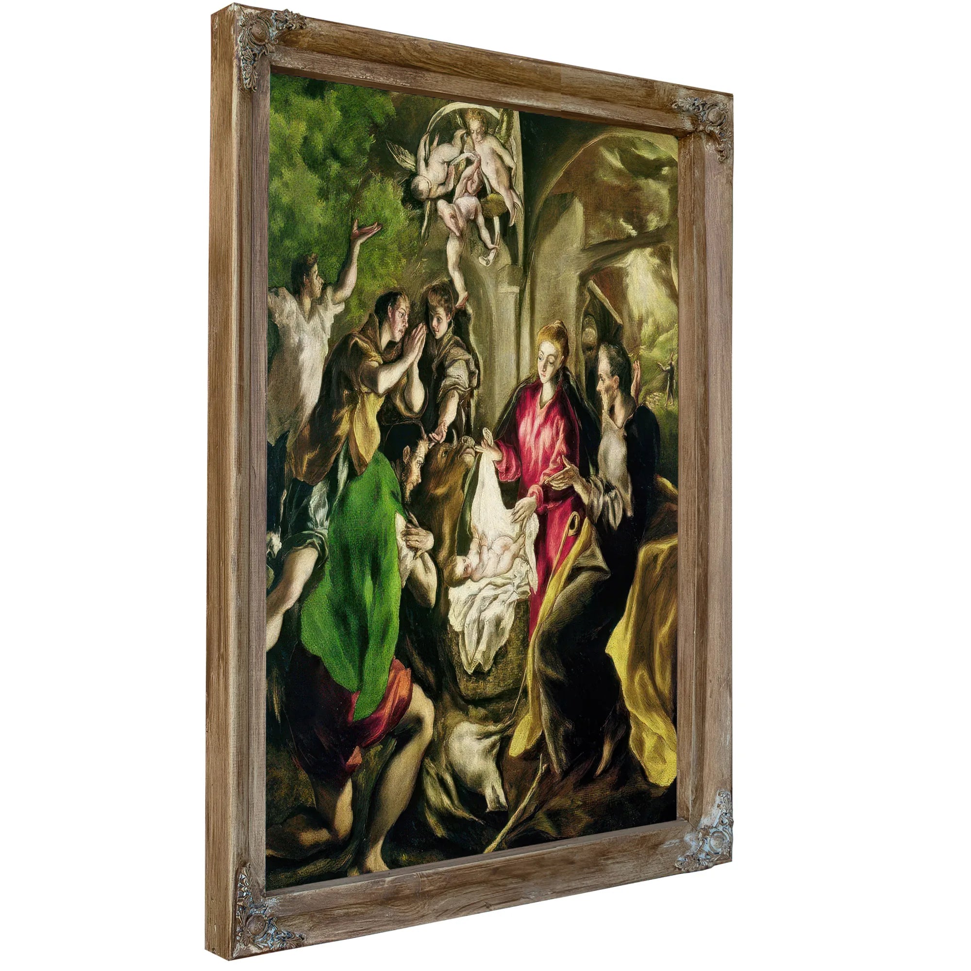 Adoration Of The Shepherds 2 By El Greco Fine Art Print