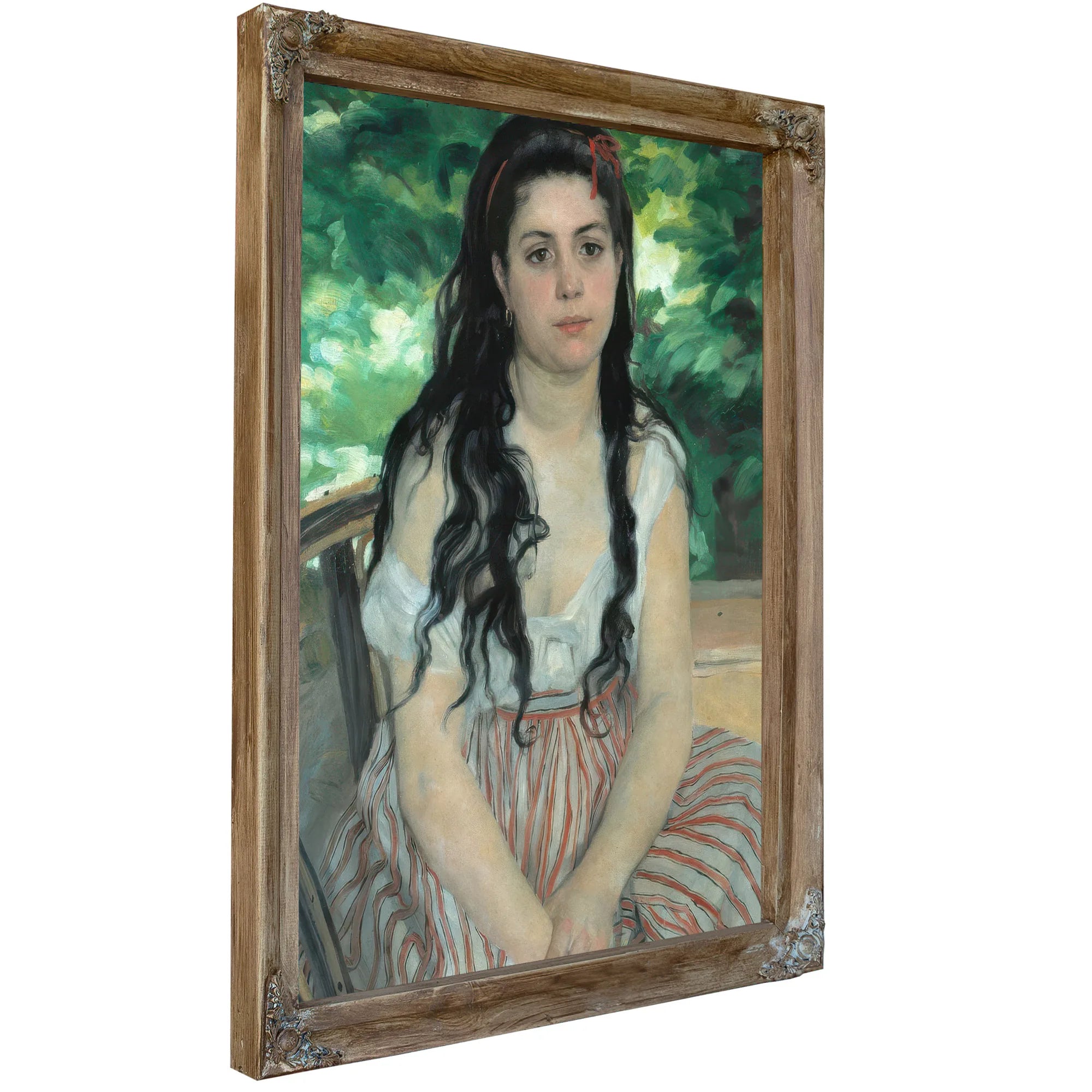 Summer The Bohemian By Pierre Auguste Renoir Fine Art Print