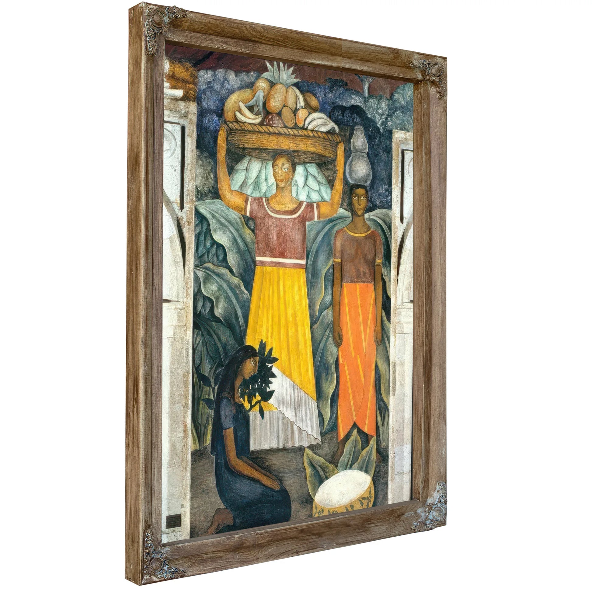 Tehuana Women By Diego Rivera Fine Art Print