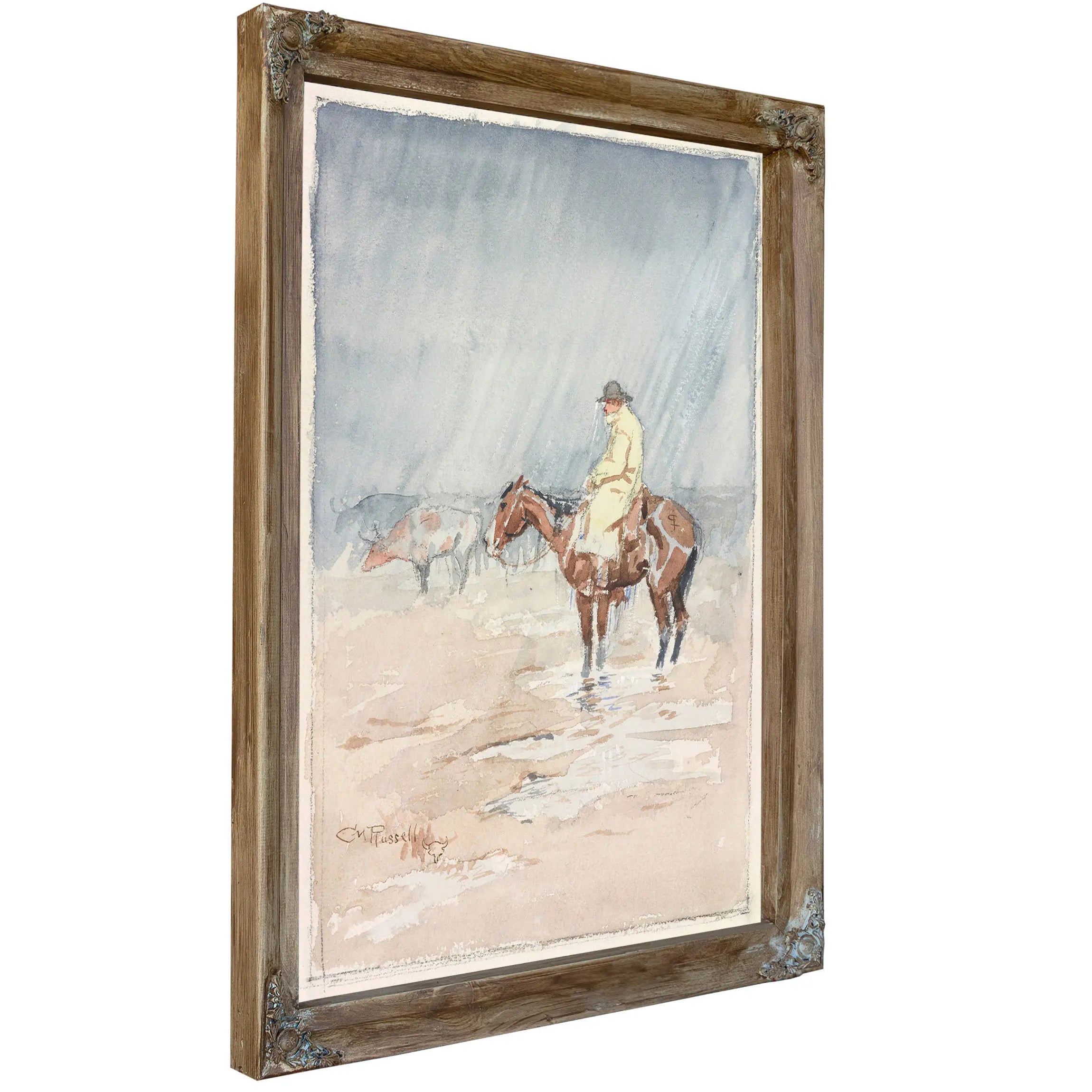 Just A Little Rain by Charles Marion Russell