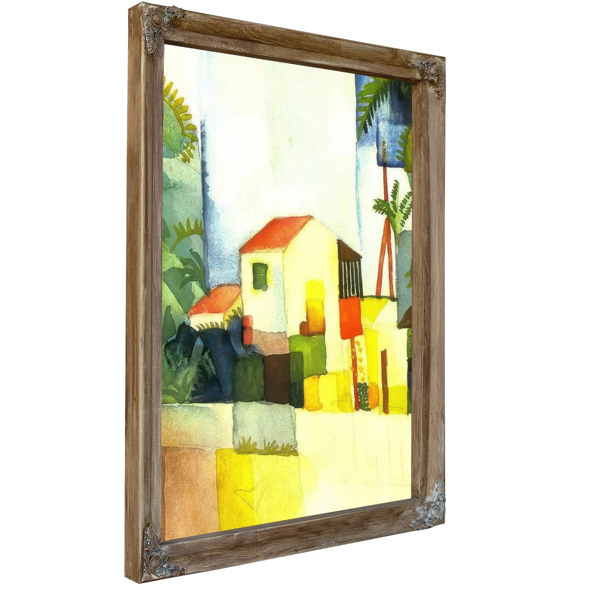 Bright House Ii By August Macke Fine Art Print