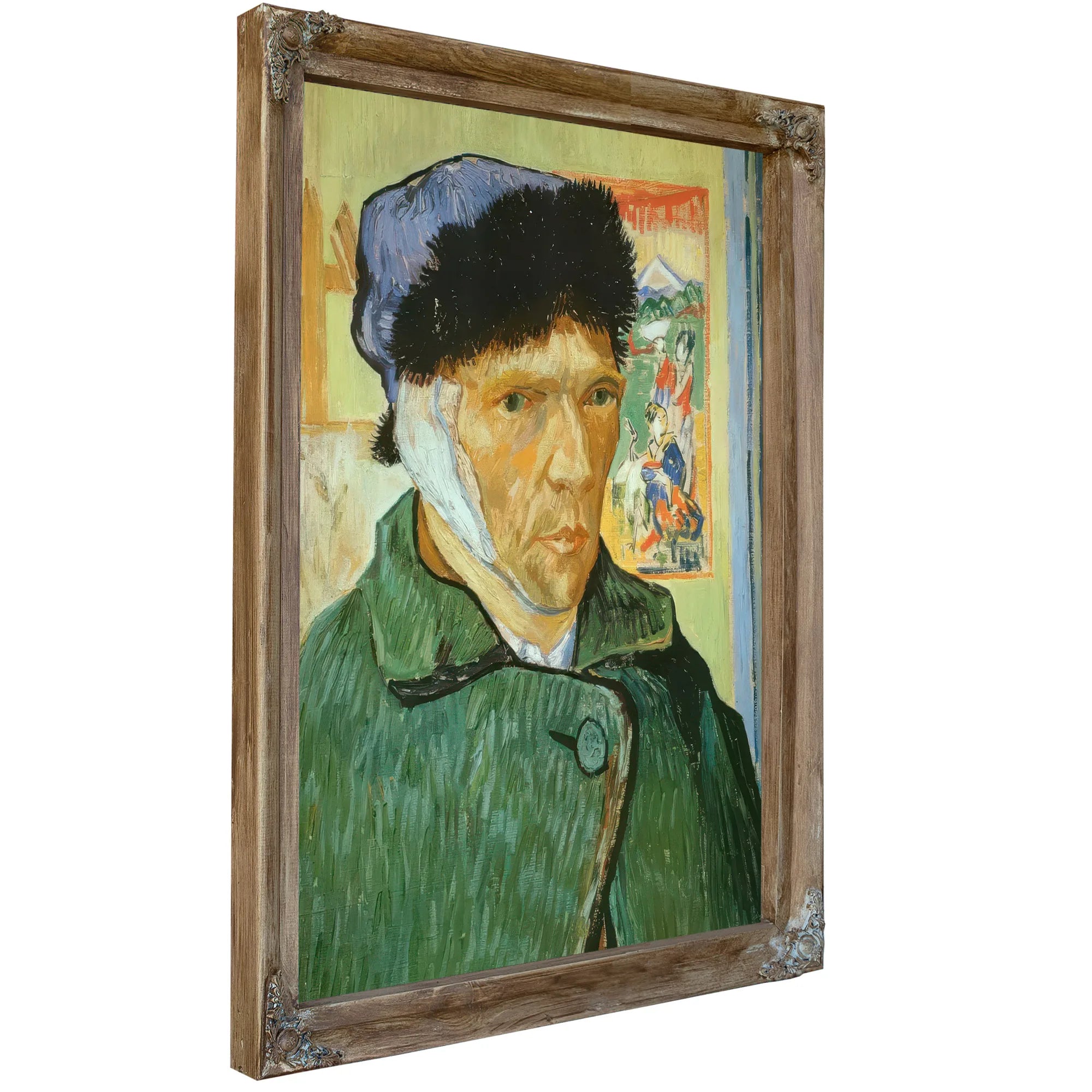 Self Portrait With Bandaged Ear By Vincent Van Gogh Fine Art Print