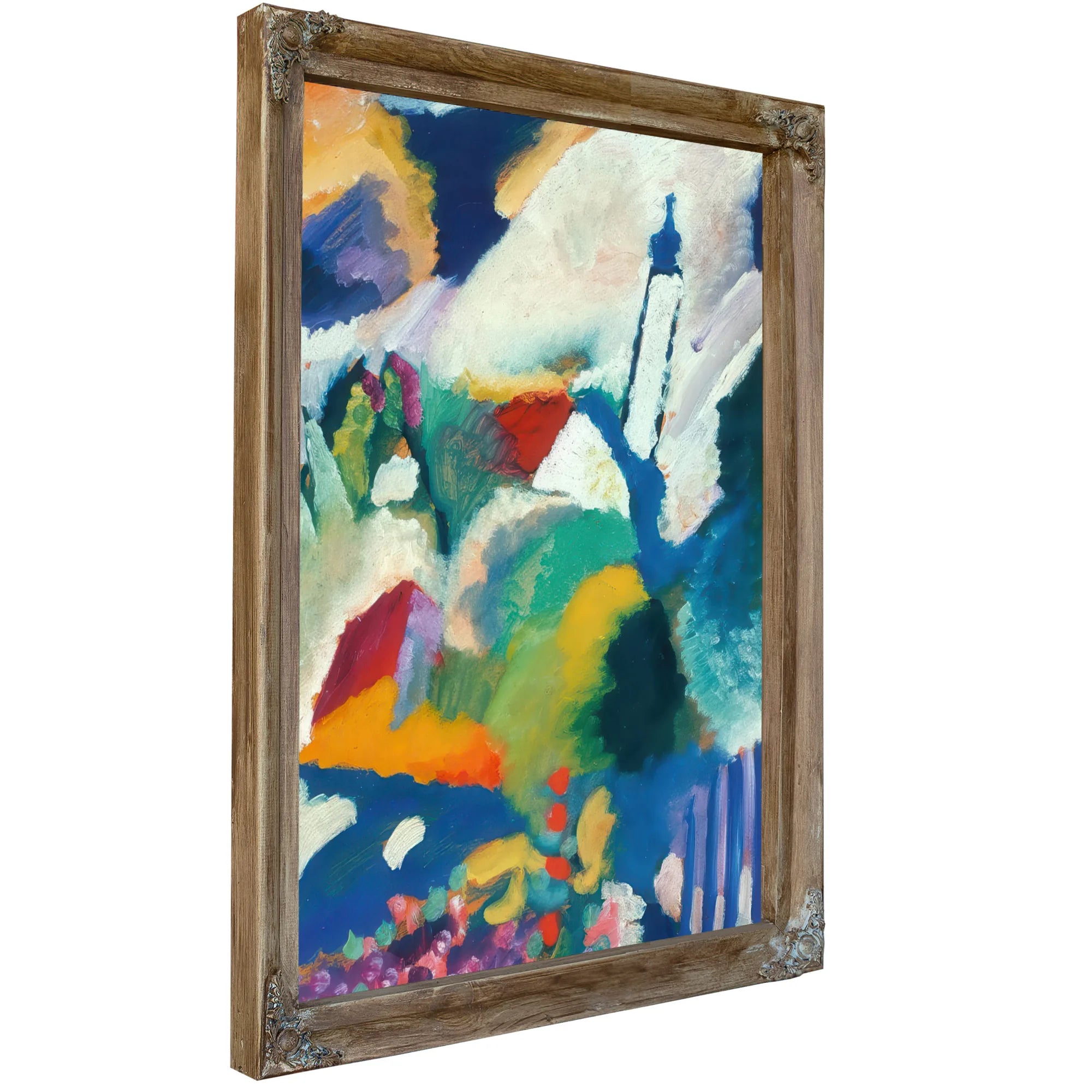 Church In Murnau By Wassily Kandinsky Fine Art Print