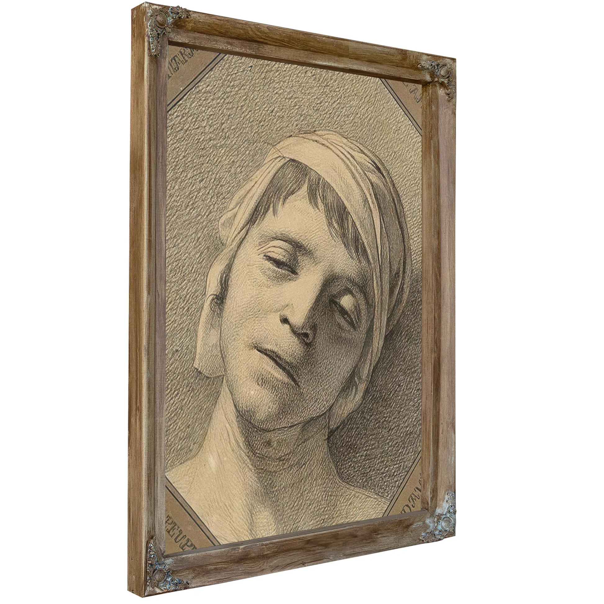 David Marat By Jacques Louis David Fine Art Print