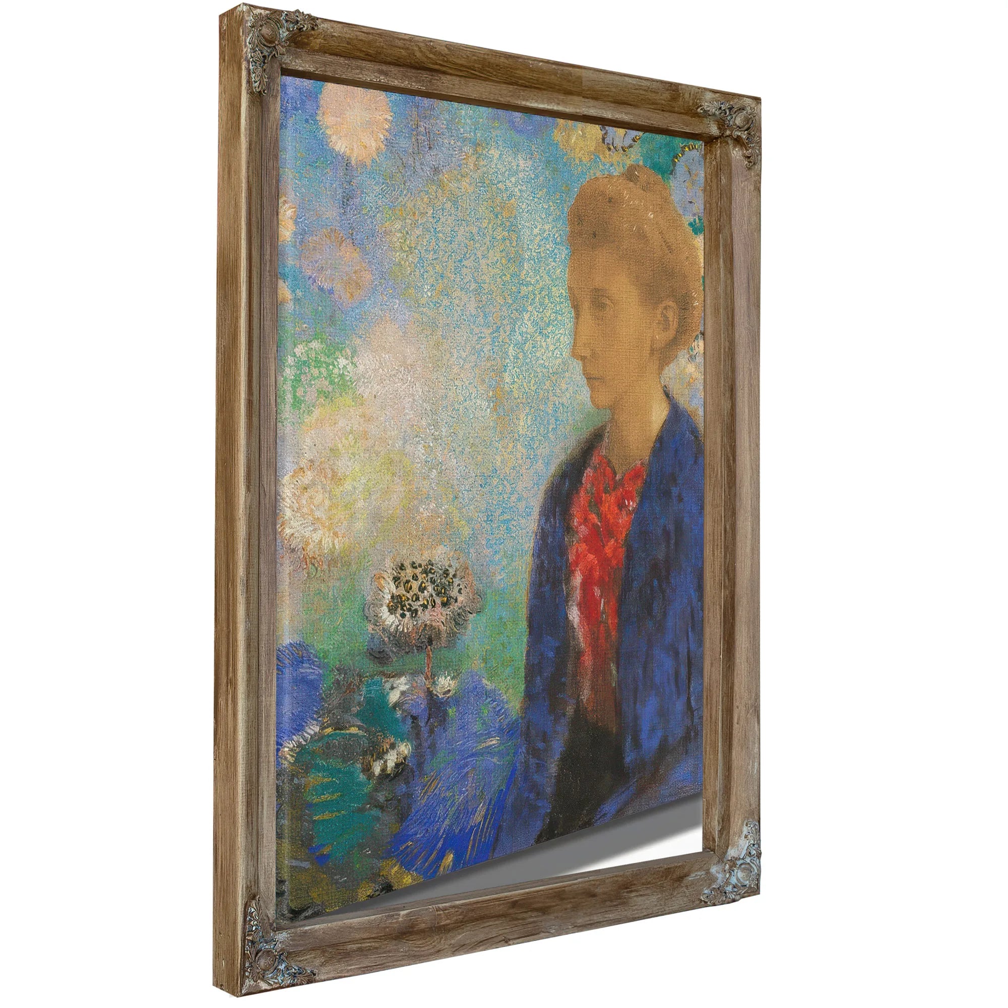 Baronne De Domecy 1900 Pastel Graphite 61X42 4Cm J Paul Getty Museum By Odilon Redon Fine Art Print