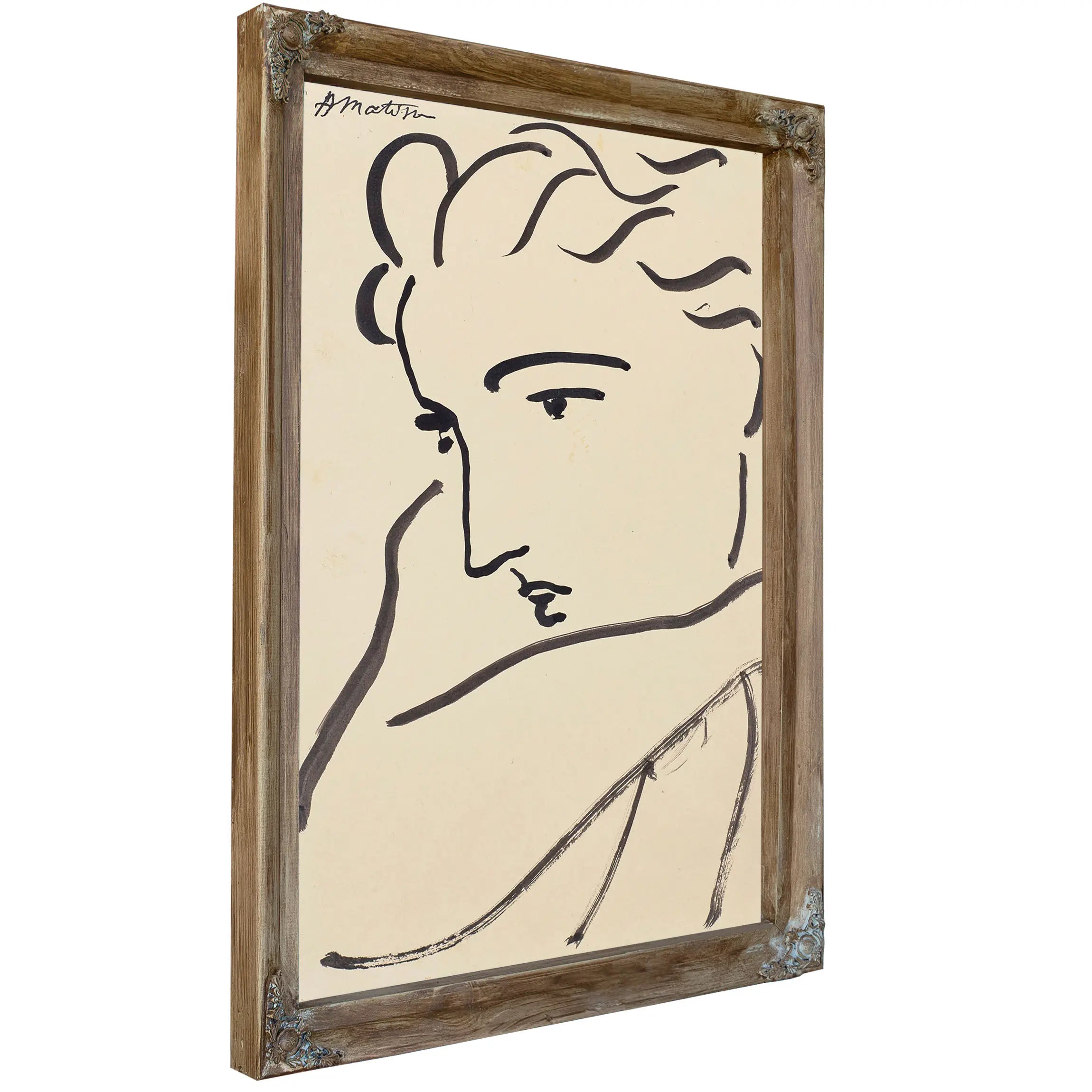 Themes Et Variations (Portrait De Femme) by Henri Matisse