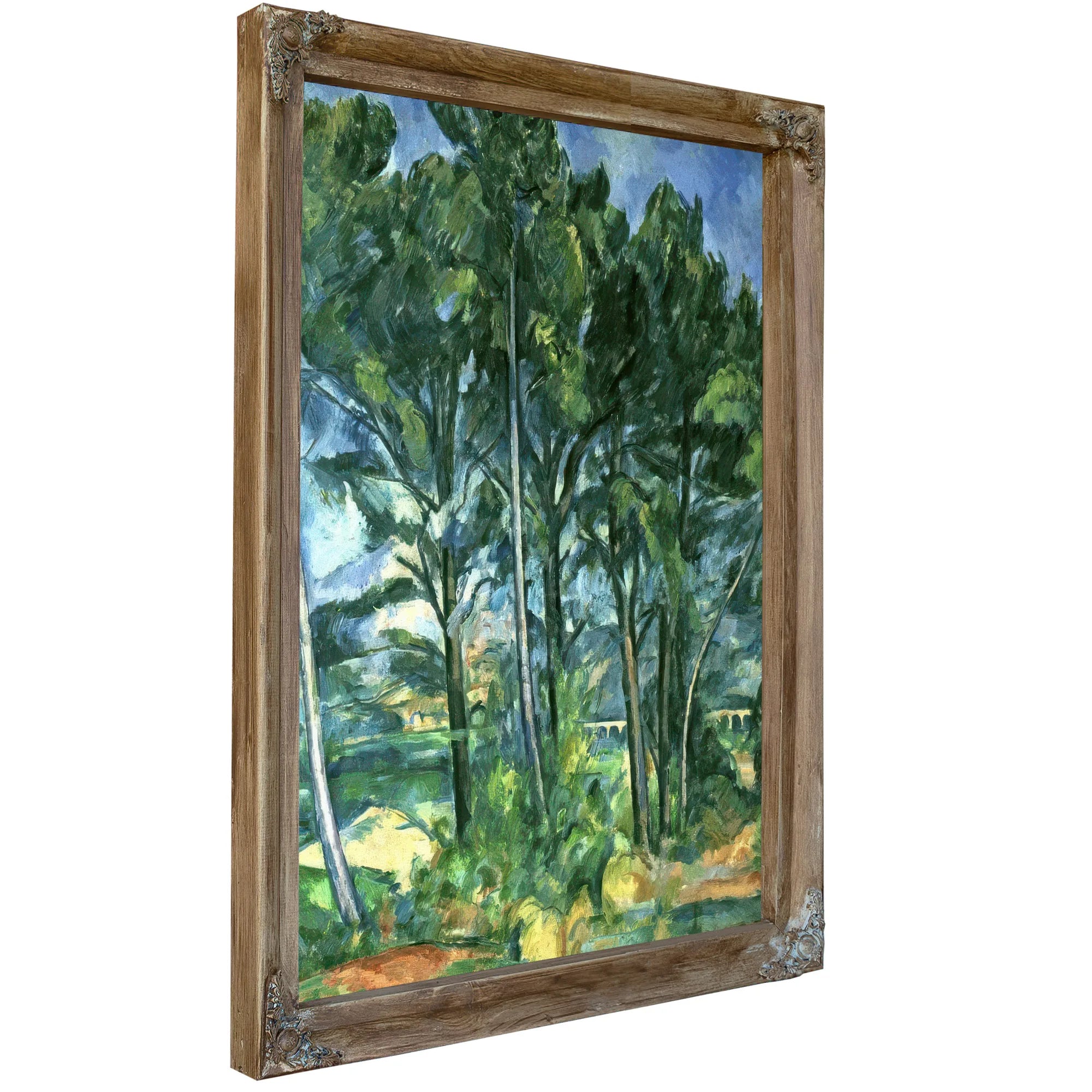 The Aqueduct (Montagne Sainte Victoire Seen Through Trees) By Paul Cezanne Fine Art Print