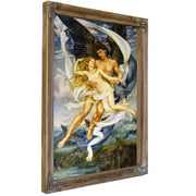Boreas And Oreithyia 1896 by Evelyn De Morgan
