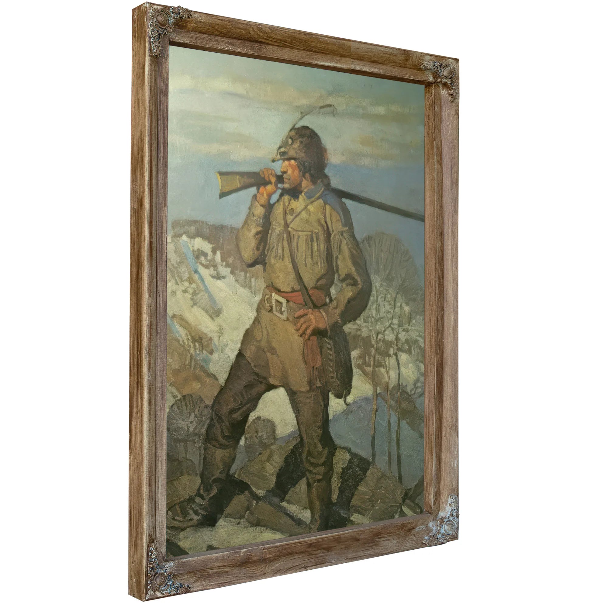 The Fronteirsman By NC Wyeth Fine Art Print