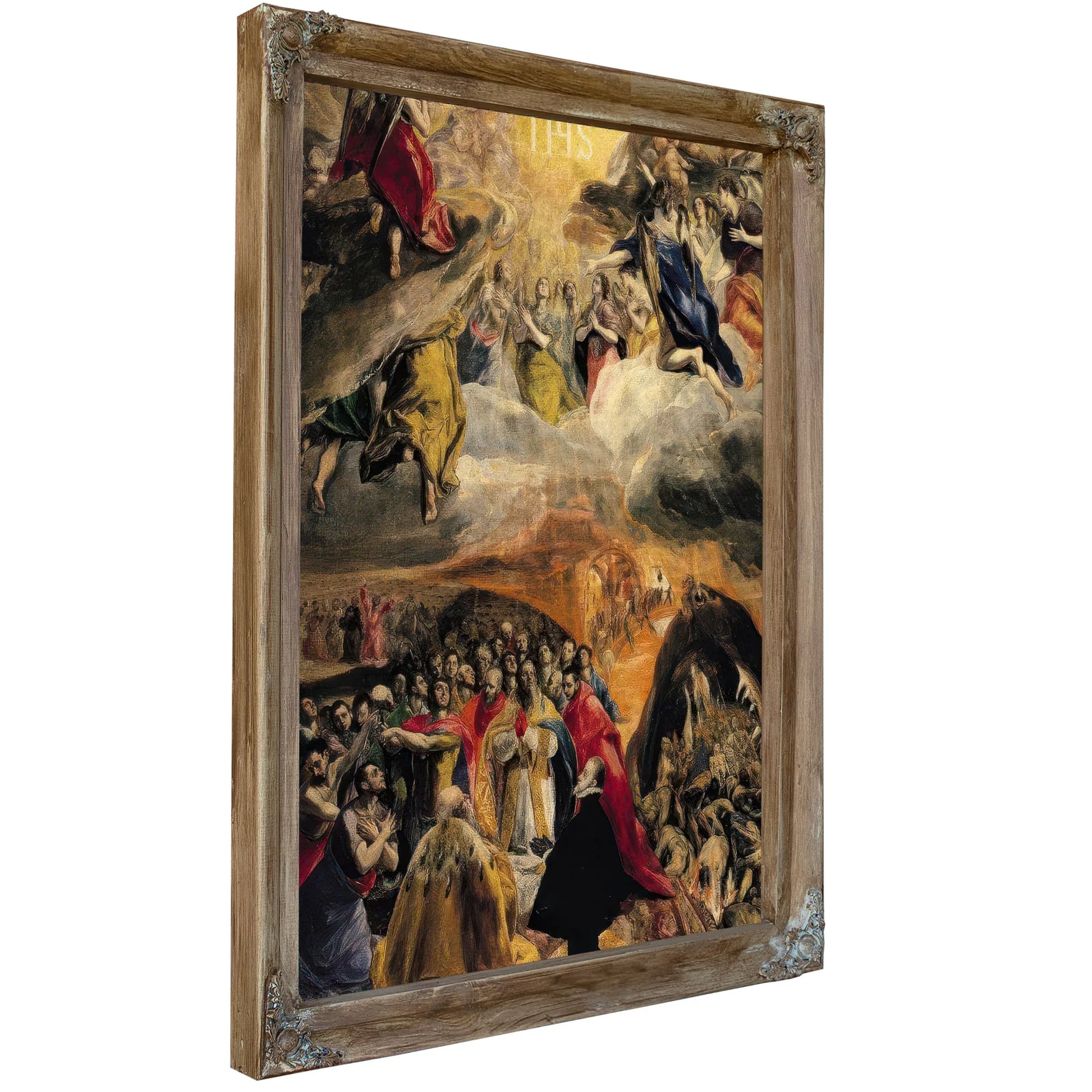 The Adoration Of The Name Of Jesus By El Greco Fine Art Print
