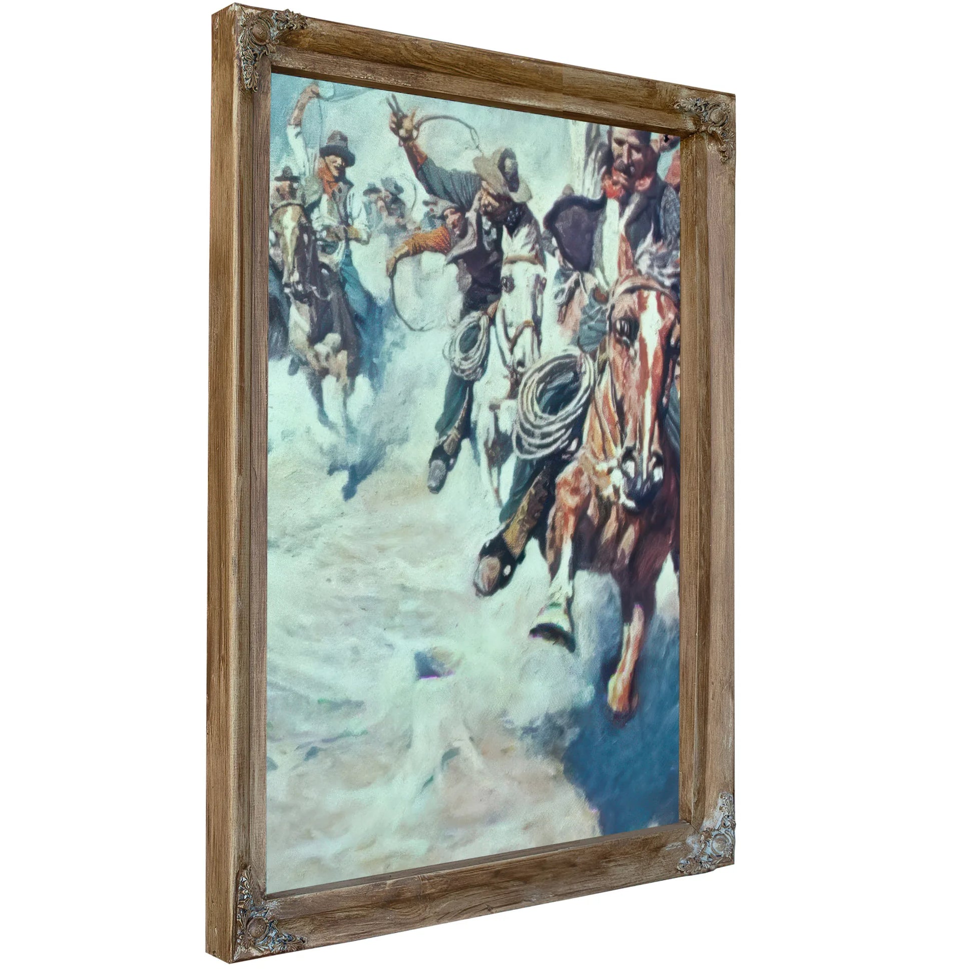 Racing For Dinner By NC Wyeth Fine Art Print