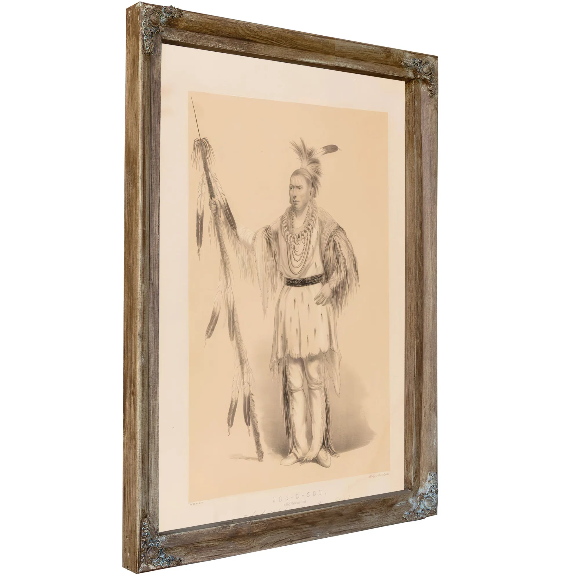 Joc O Sot, The Walking Bear By George Catlin Fine Art Print