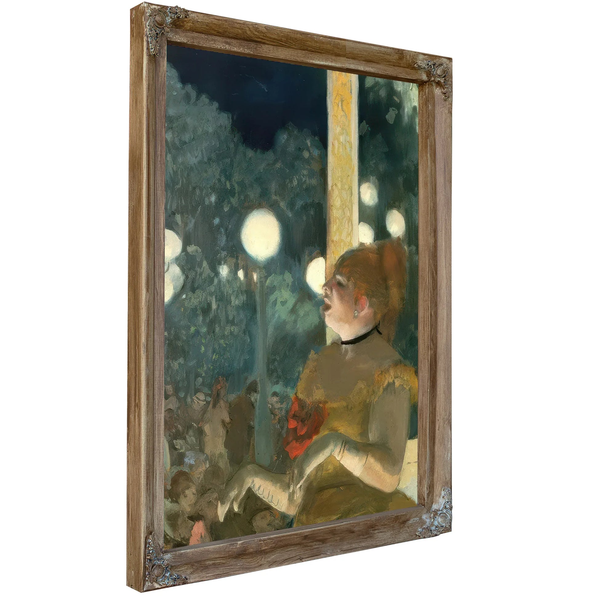 Cafe Concert The Song Of The Dog By Edgar Degas Fine Art Print