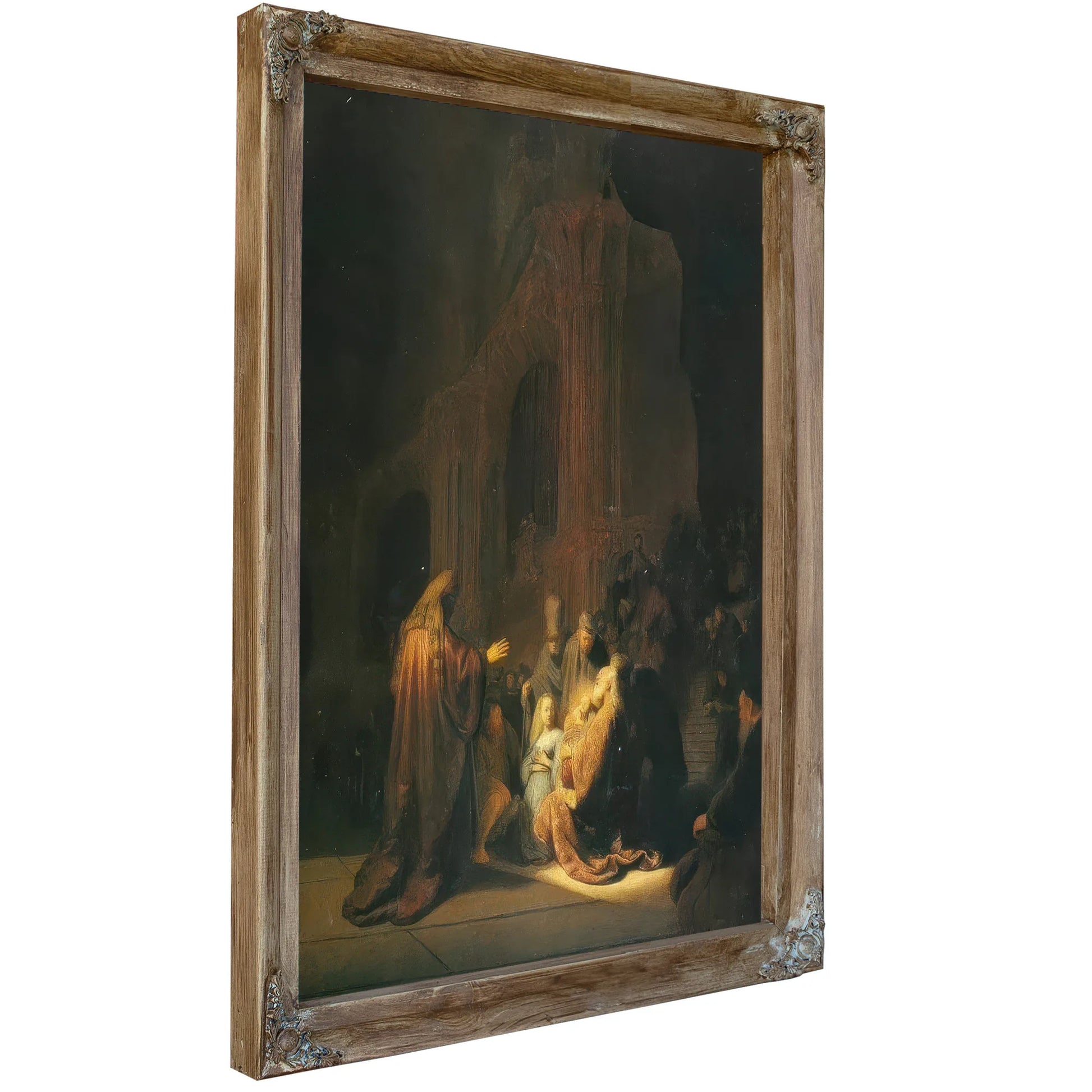 The Presentation Of Jesus In The Temple 1631 By Rembrandt Fine Art Print