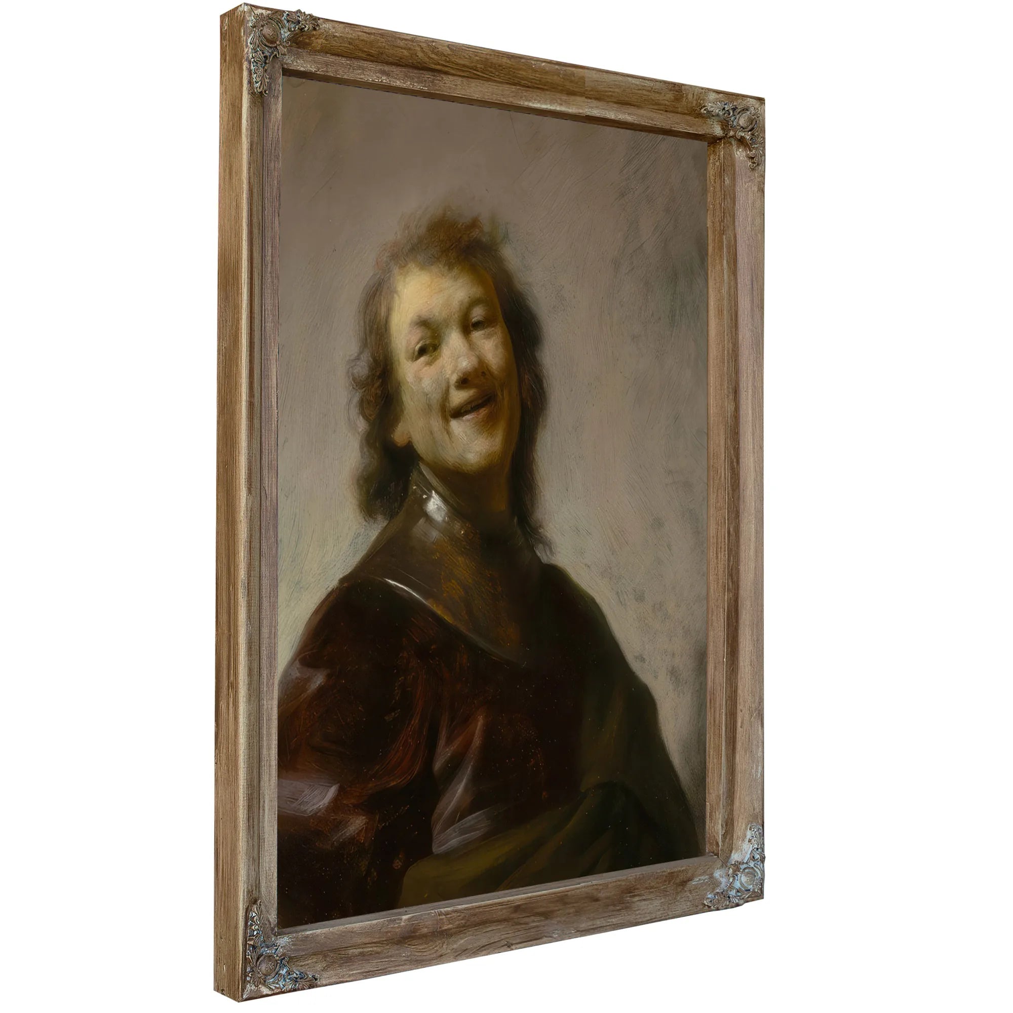 Rembrandt Laughing By Rembrandt Fine Art Print